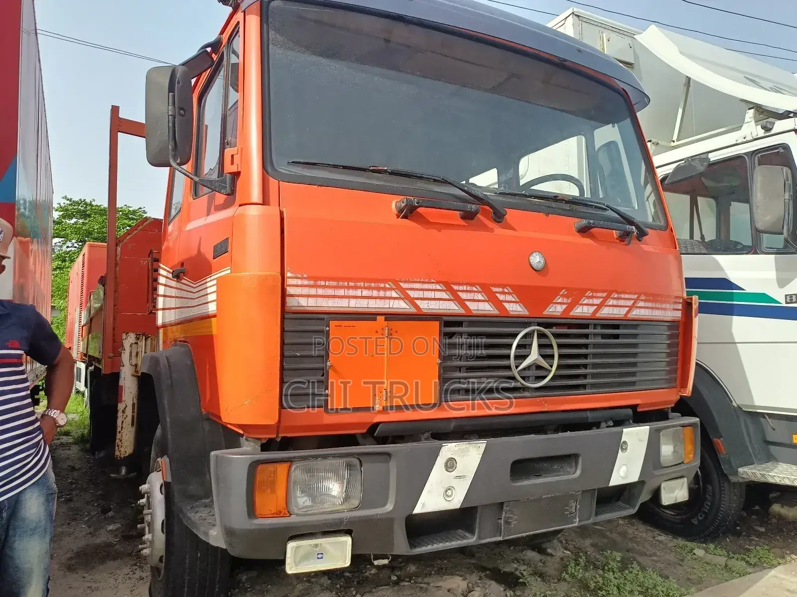 Mercedes Benz 1320 Double Cabin 6 Tonnage Hiab Truck Germany