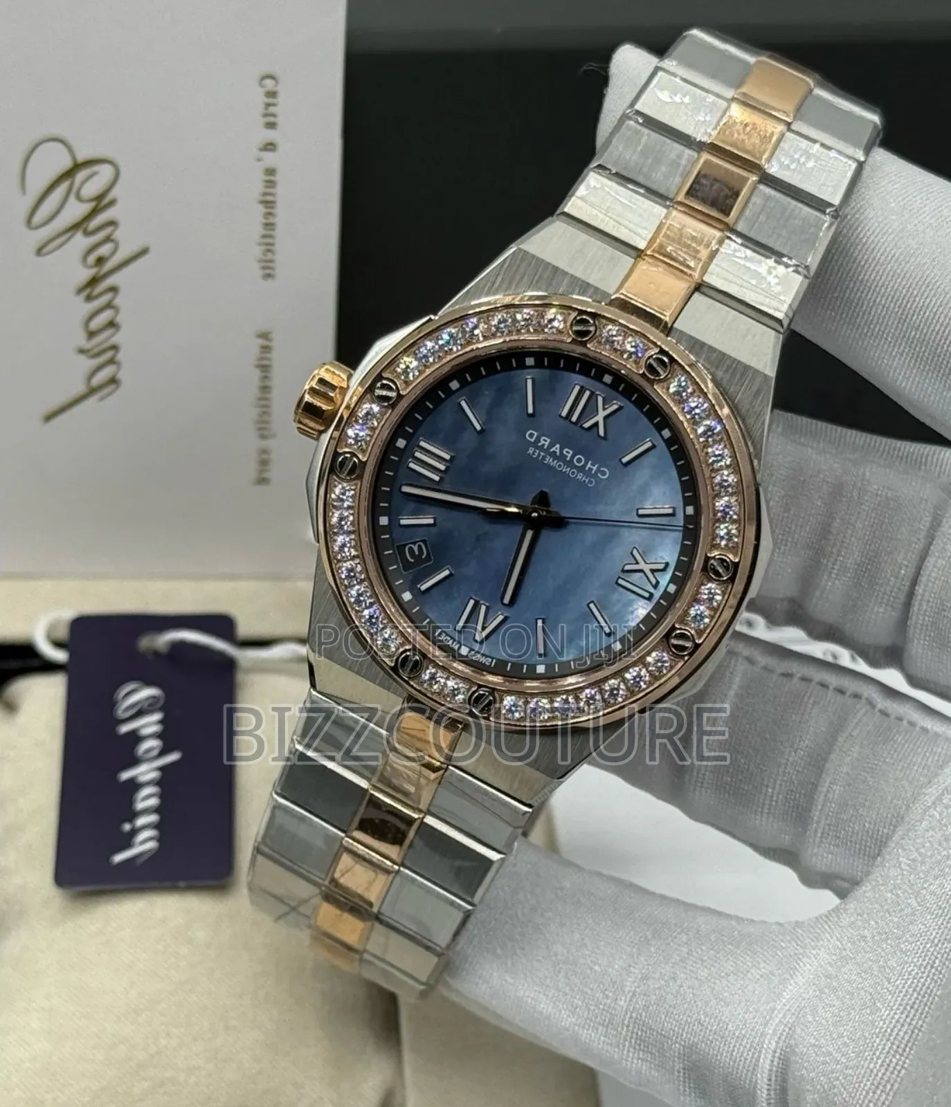 Original Chopard Two-Tone Stainless Steel Watch