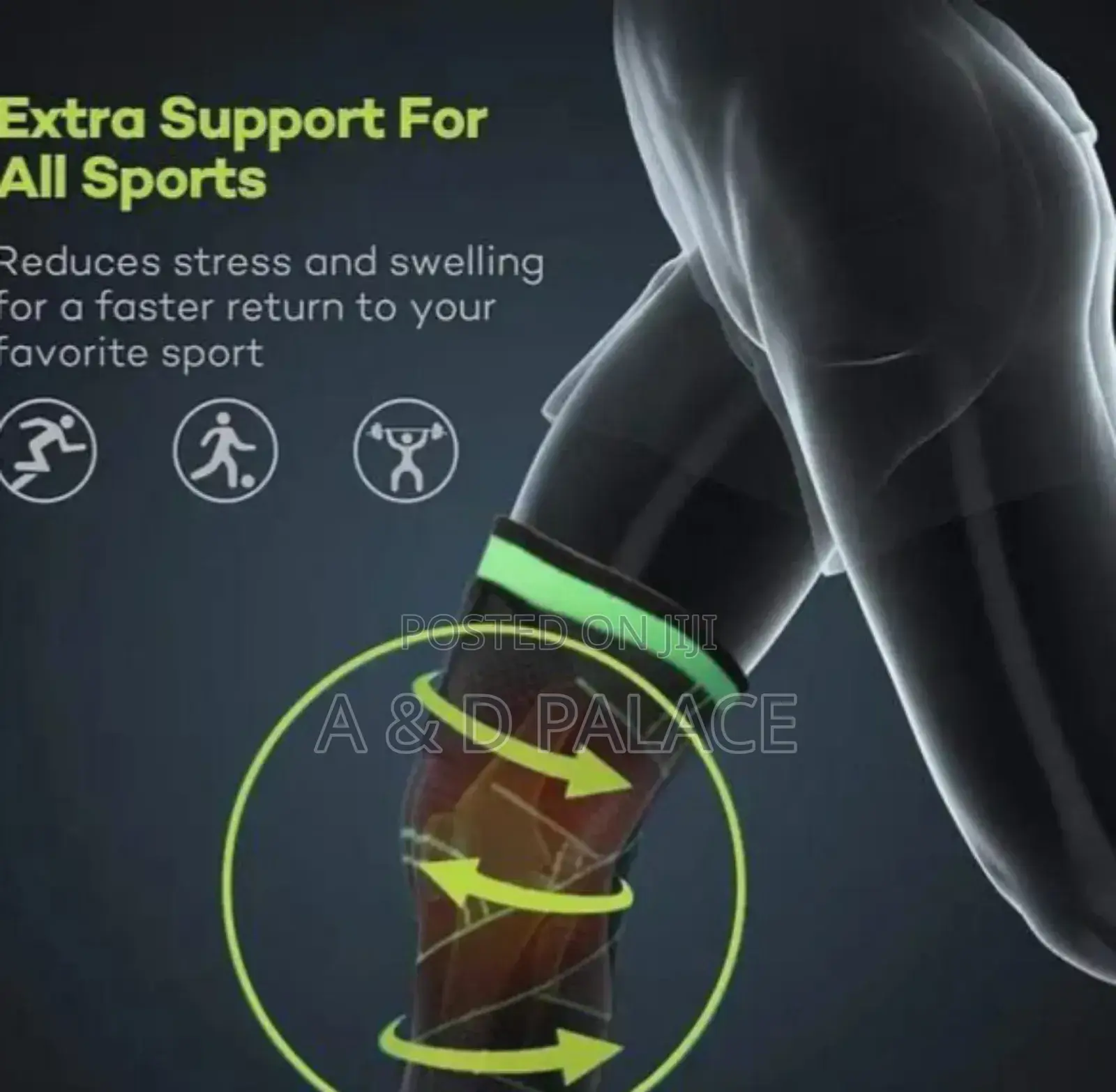 High Quality Arm/Knee Brace Sleeve Support(Single Free Size