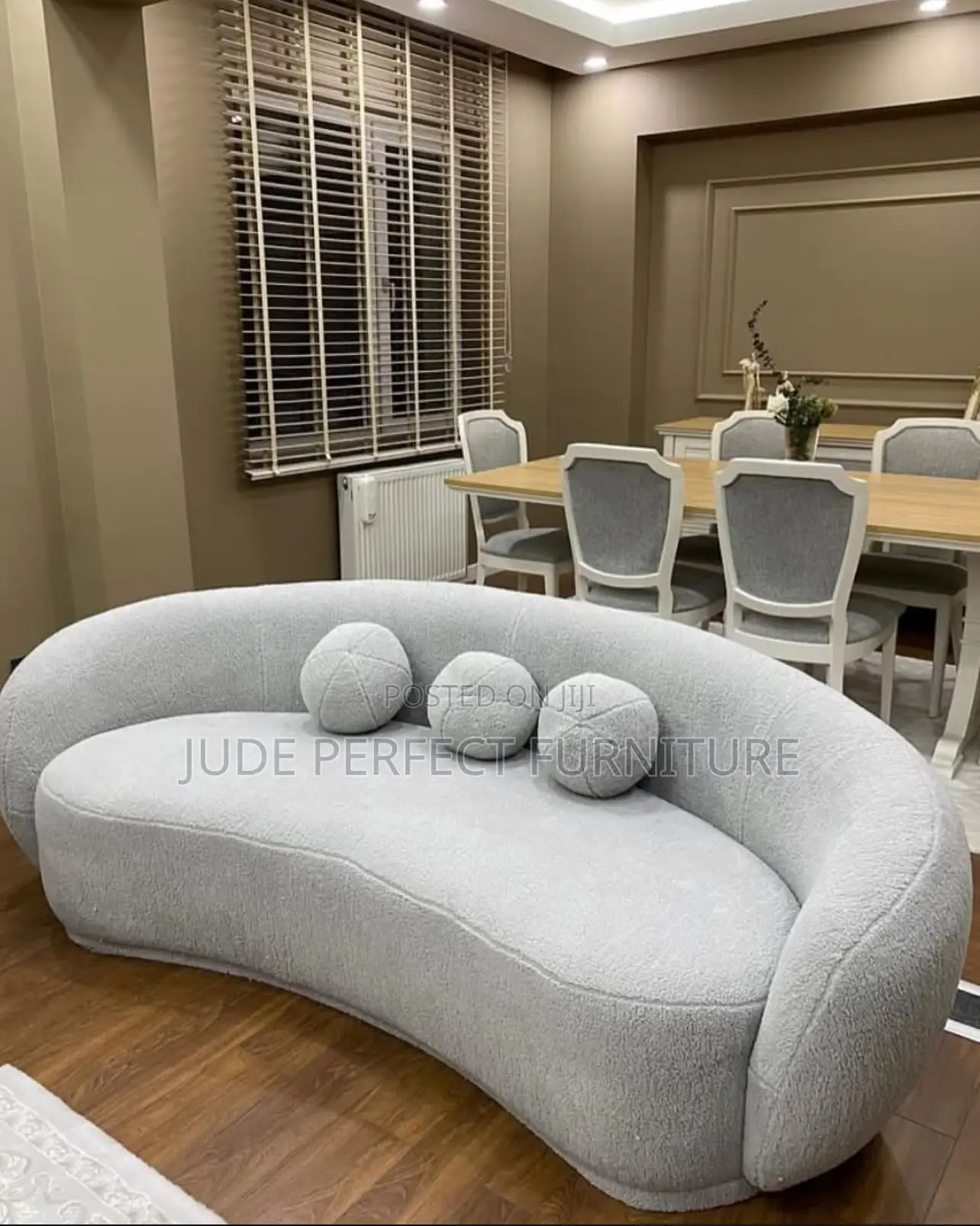 High Quality Curved 2 Seater Sofa