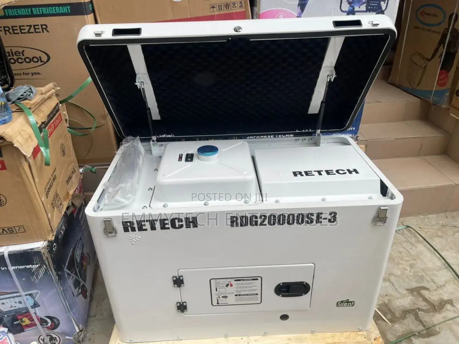 14.5kva Retech Three Phase Diesel Soundproof Gen 1year Wty