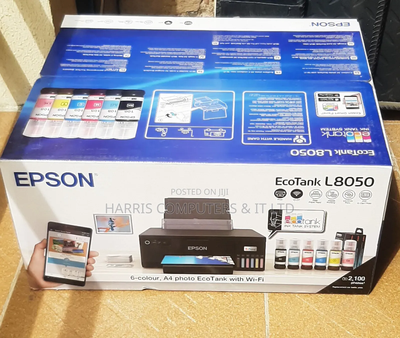 Epson L8050 Ecotank, Id Card/ Cd/DVD/Photo A4 Printer