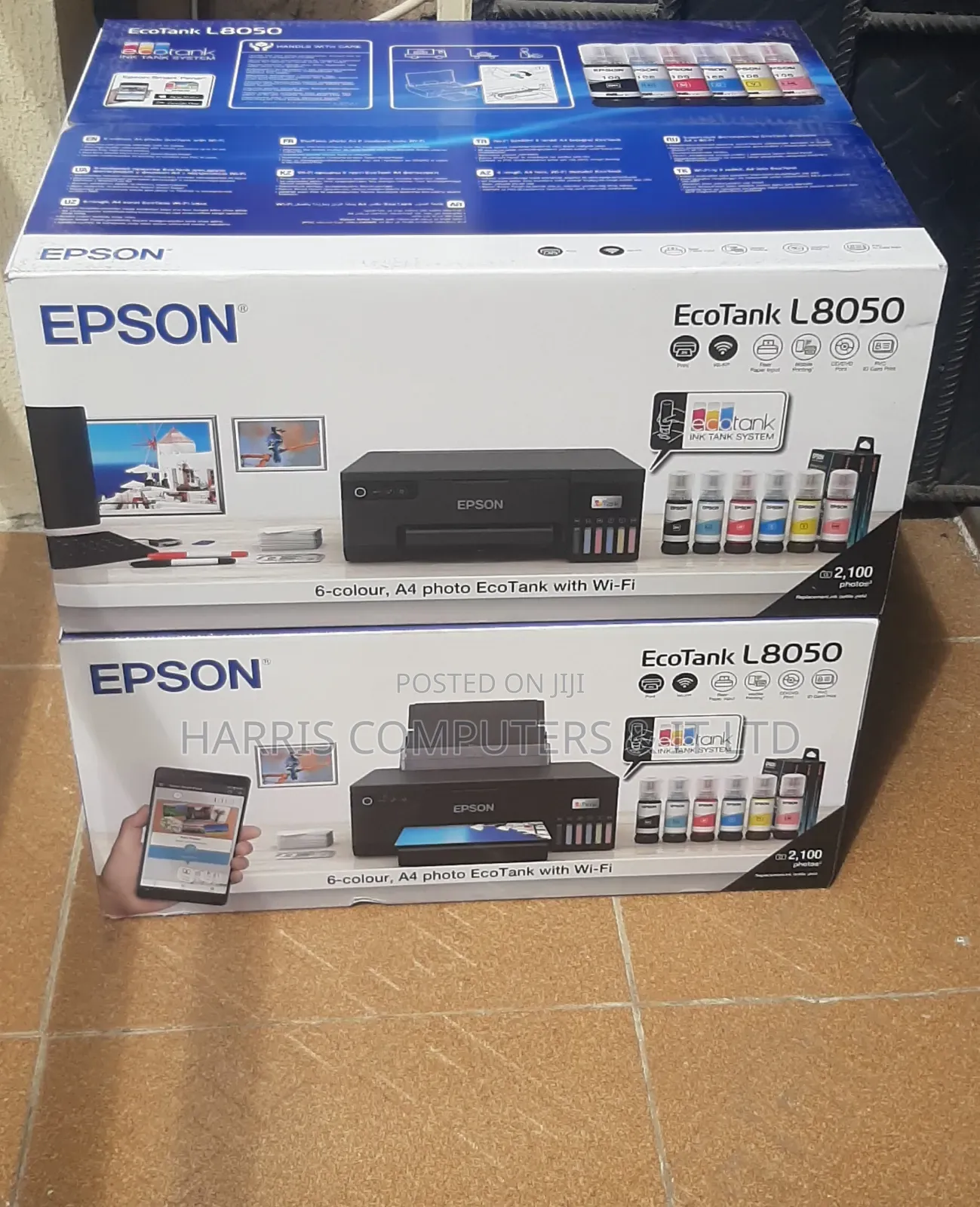 Epson L8050 Ecotank, Id Card/ Cd/DVD/Photo A4 Printer