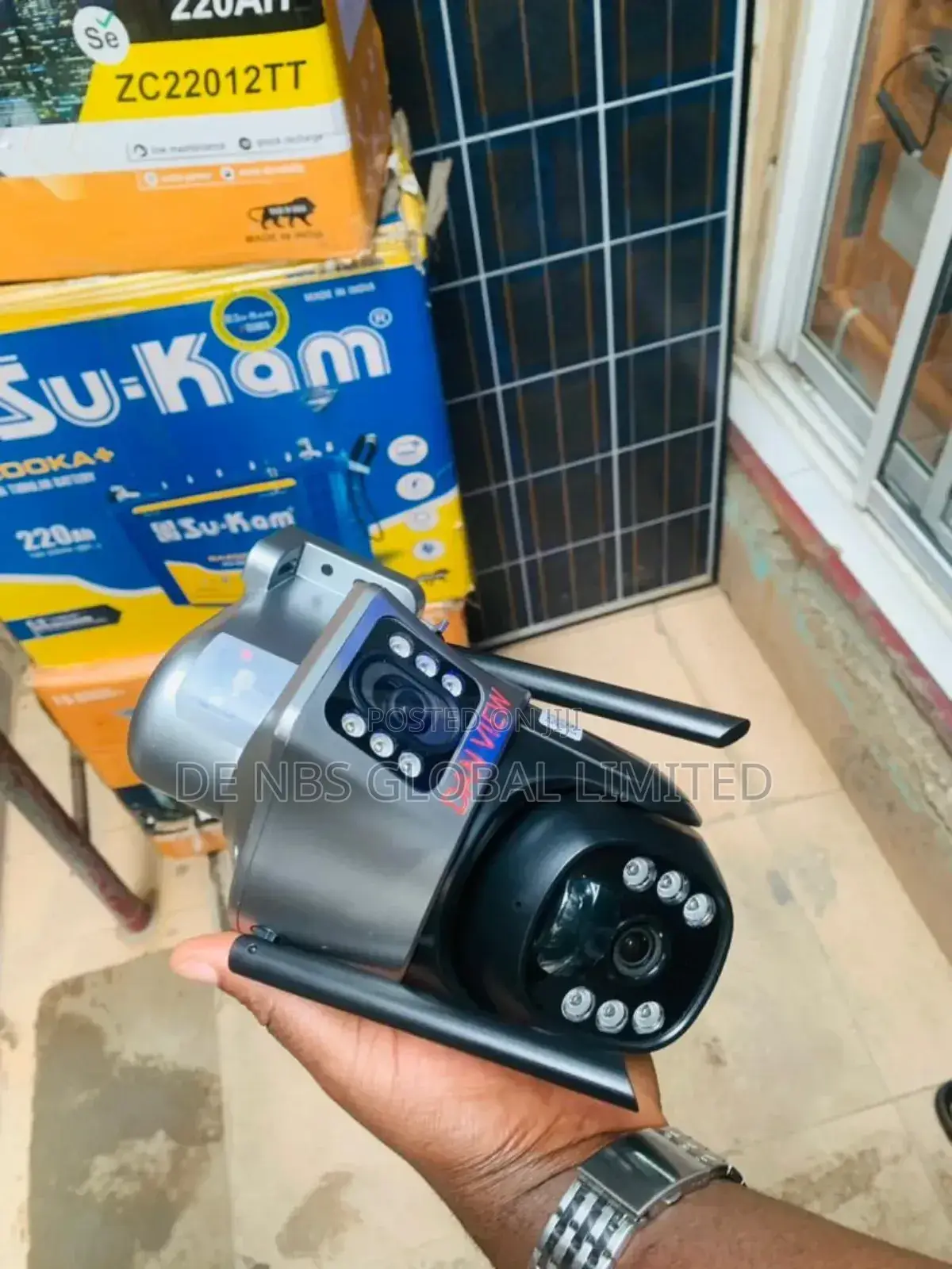 Dual Lens Ptz 4g Sim Card Auto Tracking Solar Camera Outdoor