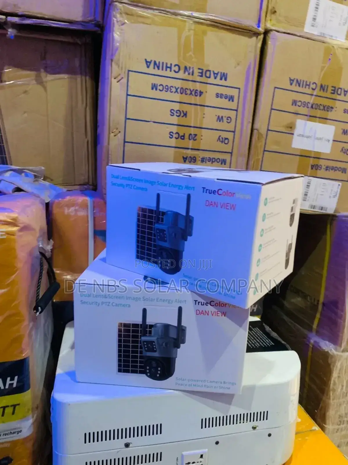 Dual Lens Solar CCTV Camera 4g Sim 360°
