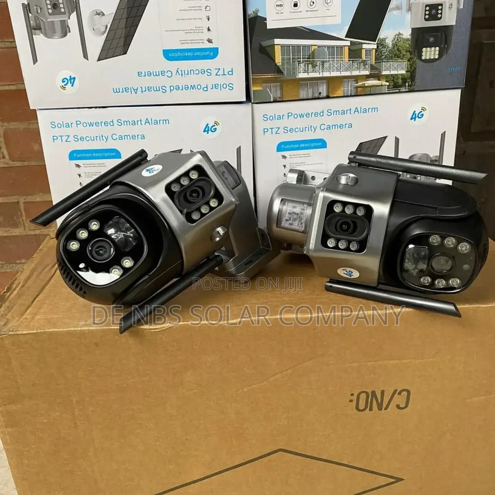 PTZ 4g Dual Lens Solar CCTV Camera
