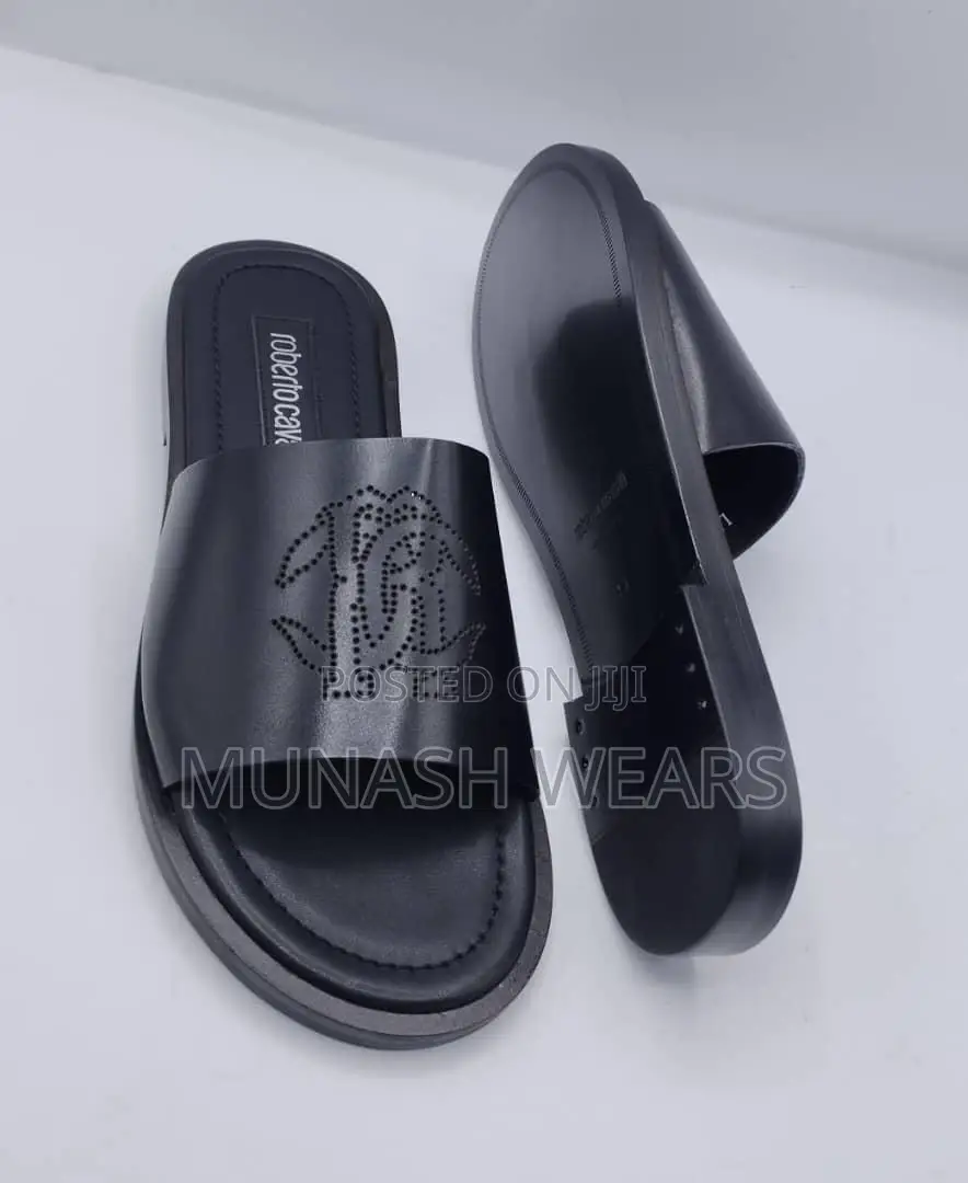 Italian Leather Slipers for Men