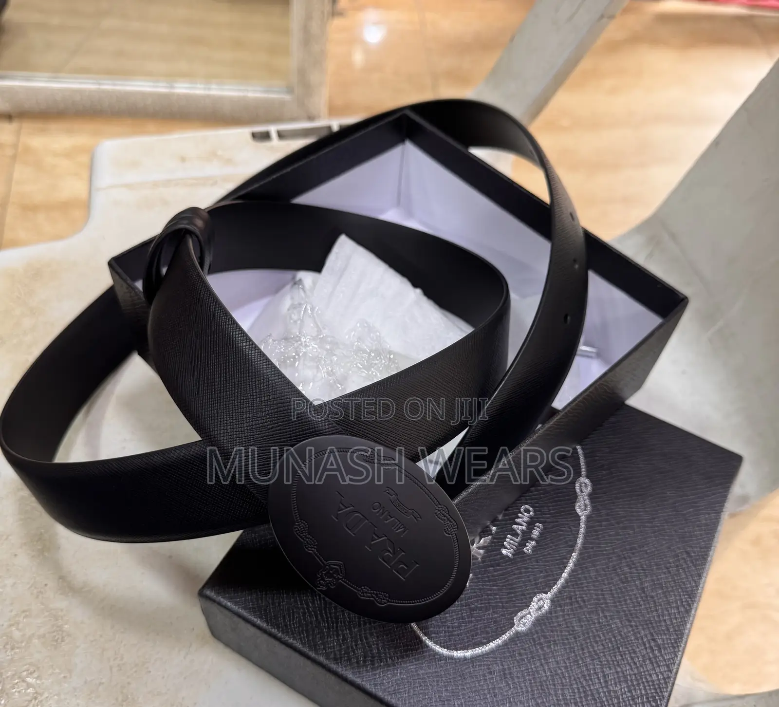 Original Leather Belt , D G, the Prada.Nationwide Delivery