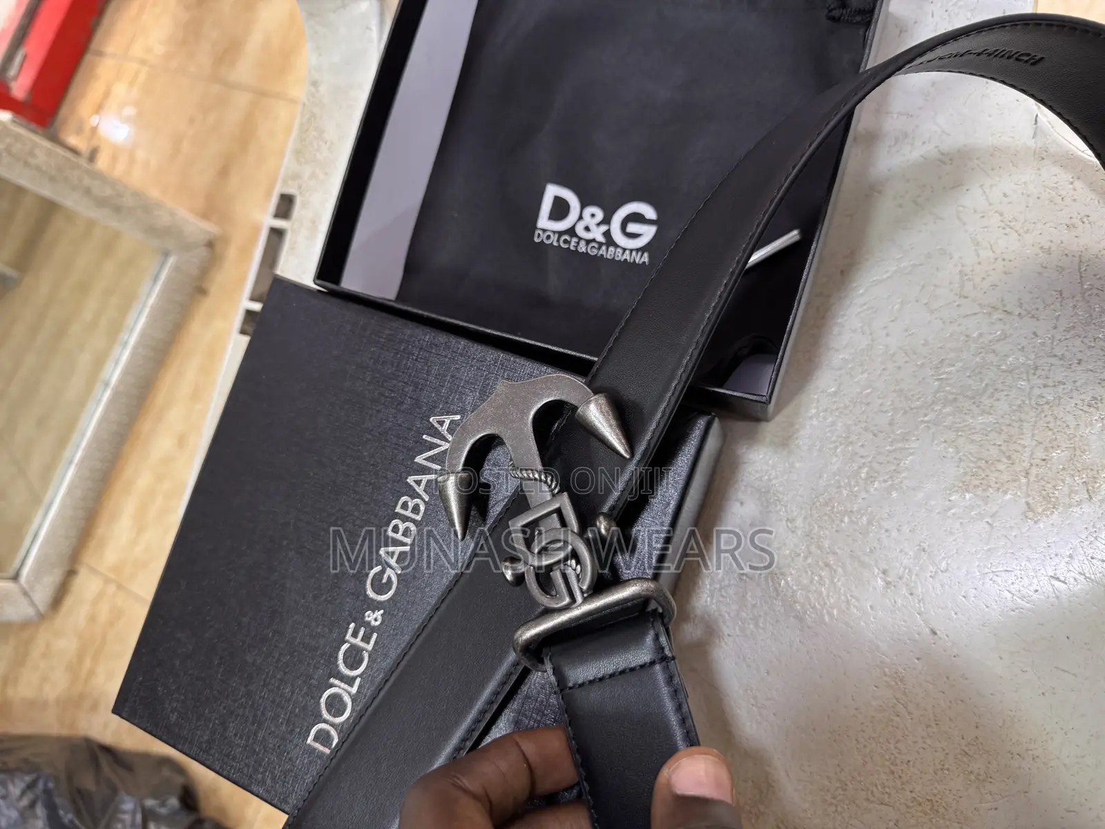 Original Leather Belt , D G, the Prada.Nationwide Delivery