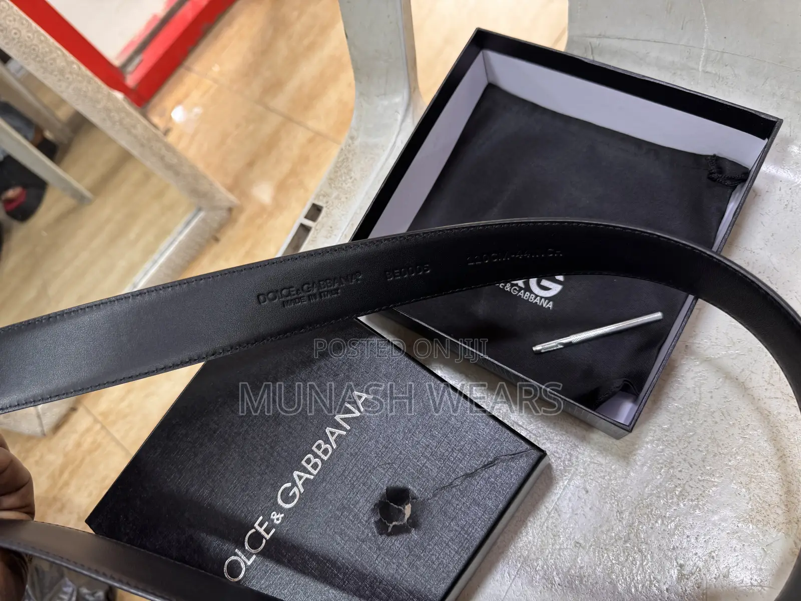 Original Leather Belt , D G, the Prada.Nationwide Delivery