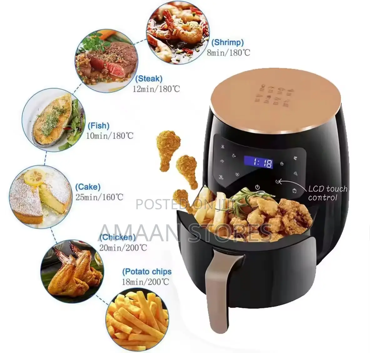 Kenwood Extra-Large Air Fryer 6.5l | 2800w | LCD Touch