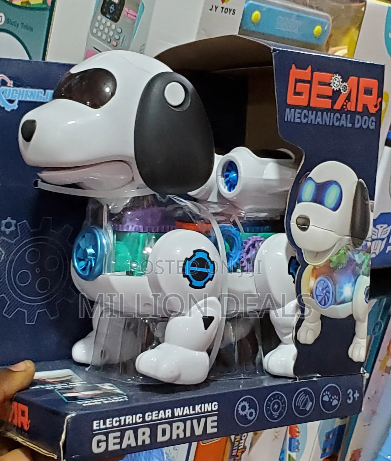 Rotating Light Sound, Musical Dog Kids Toy for 3+