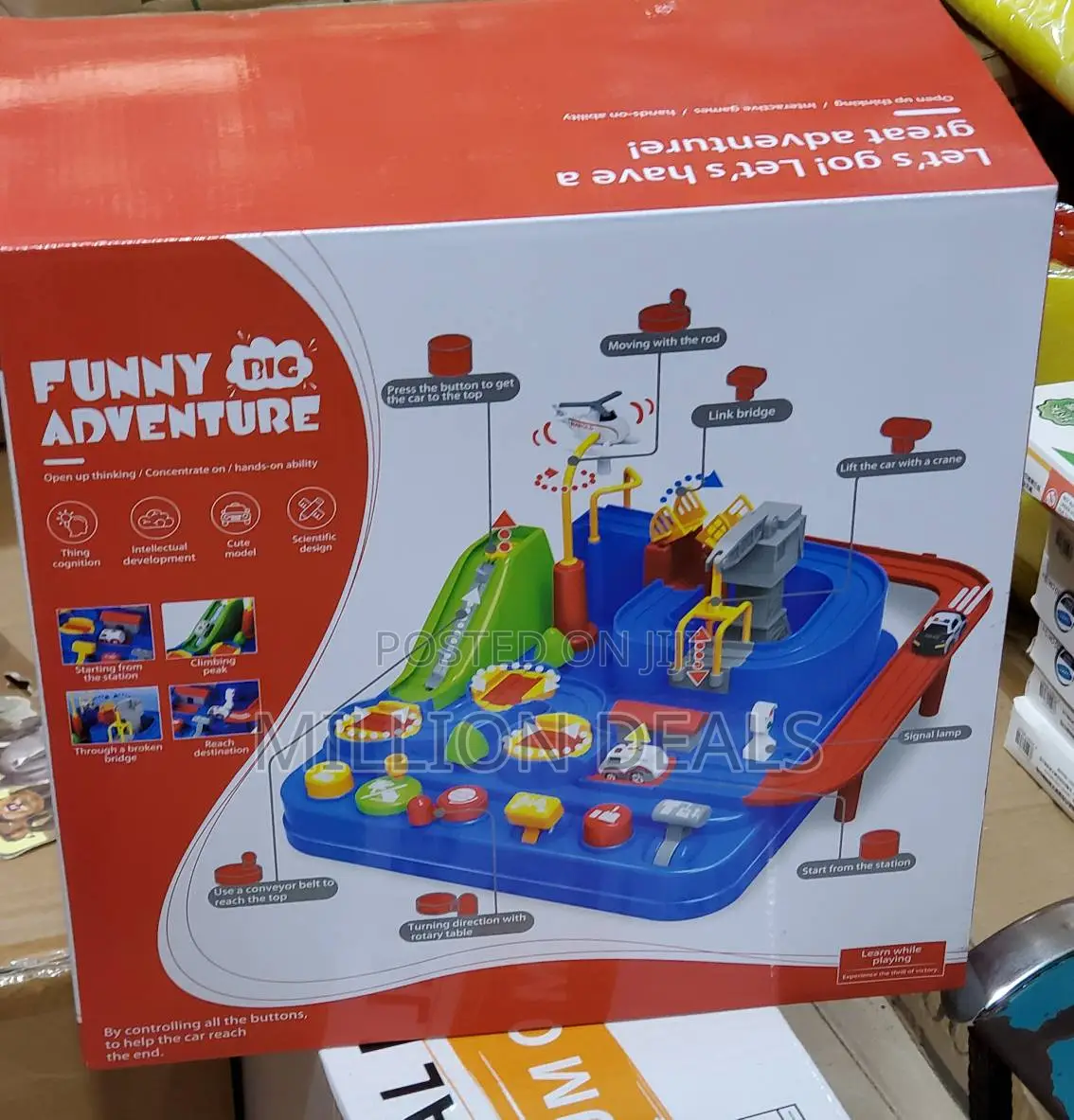 Cubic Fun Kids Preschool Toys Vehicle Playsets for Age 3+