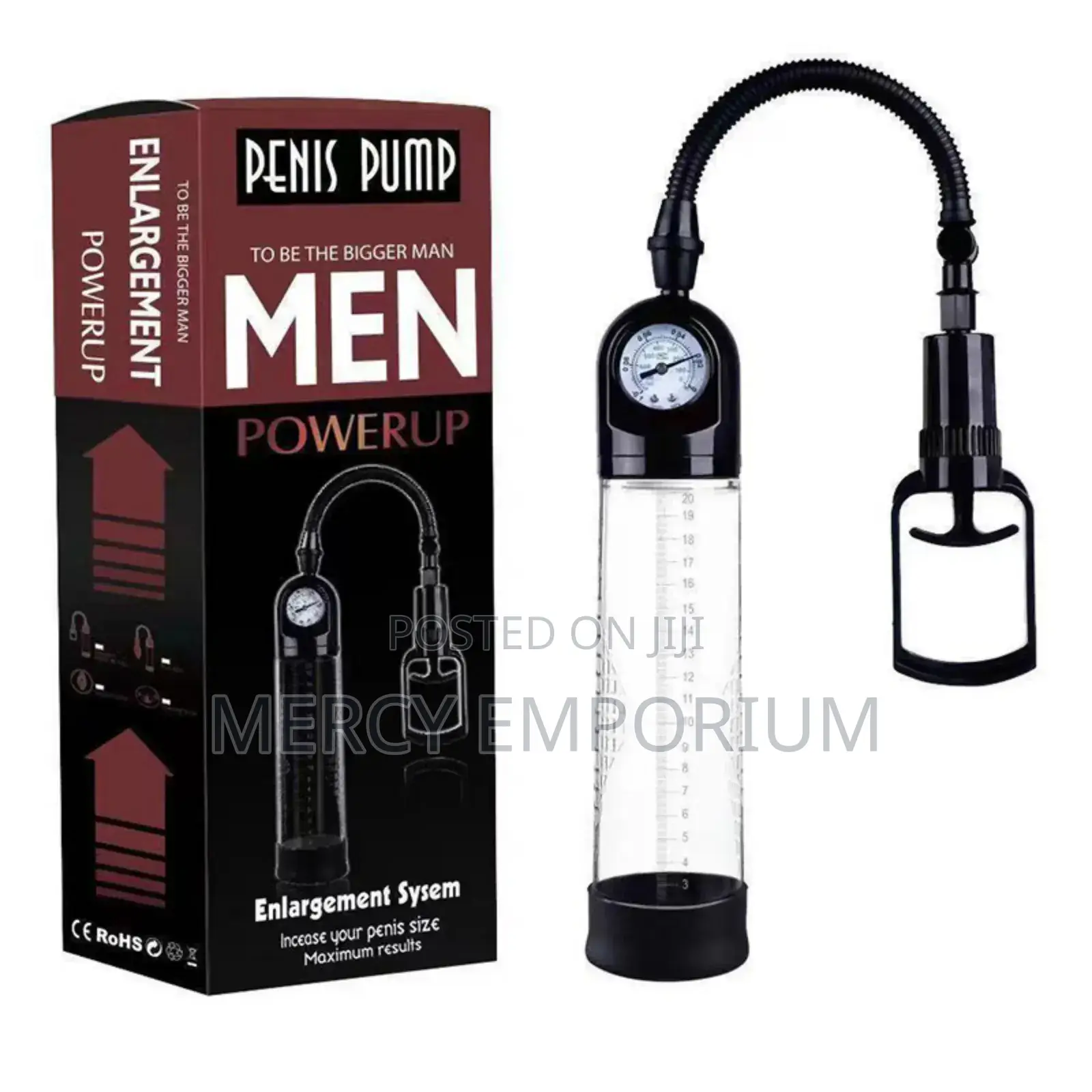 Enlargement Pump With Trigger Handle + Pressure Gauge