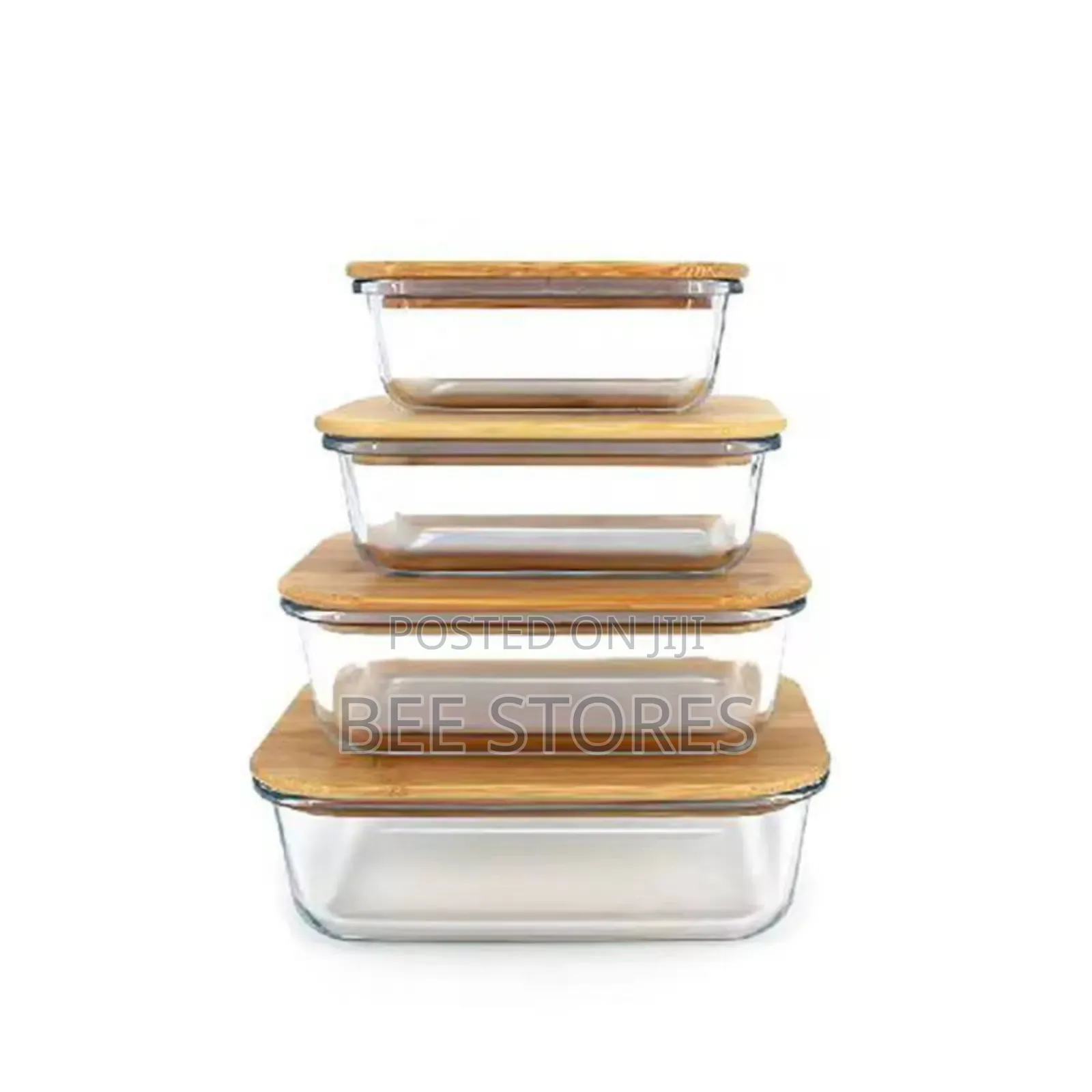 Lock Fresh Glass Storage Bowl With Bamboo Lid Cover