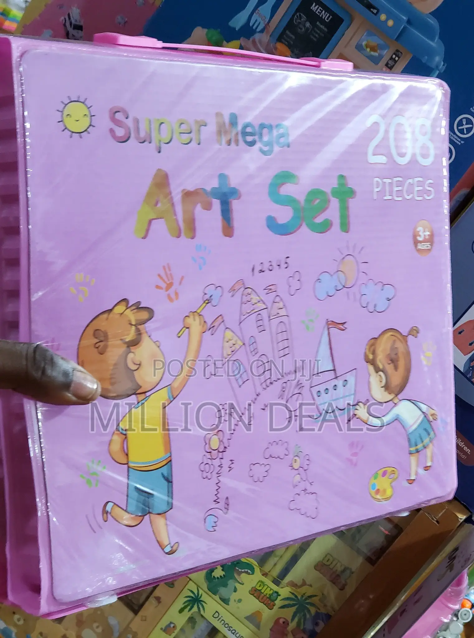 208 PCS Art Kits With Oil Coloring Art Supplies for Kids