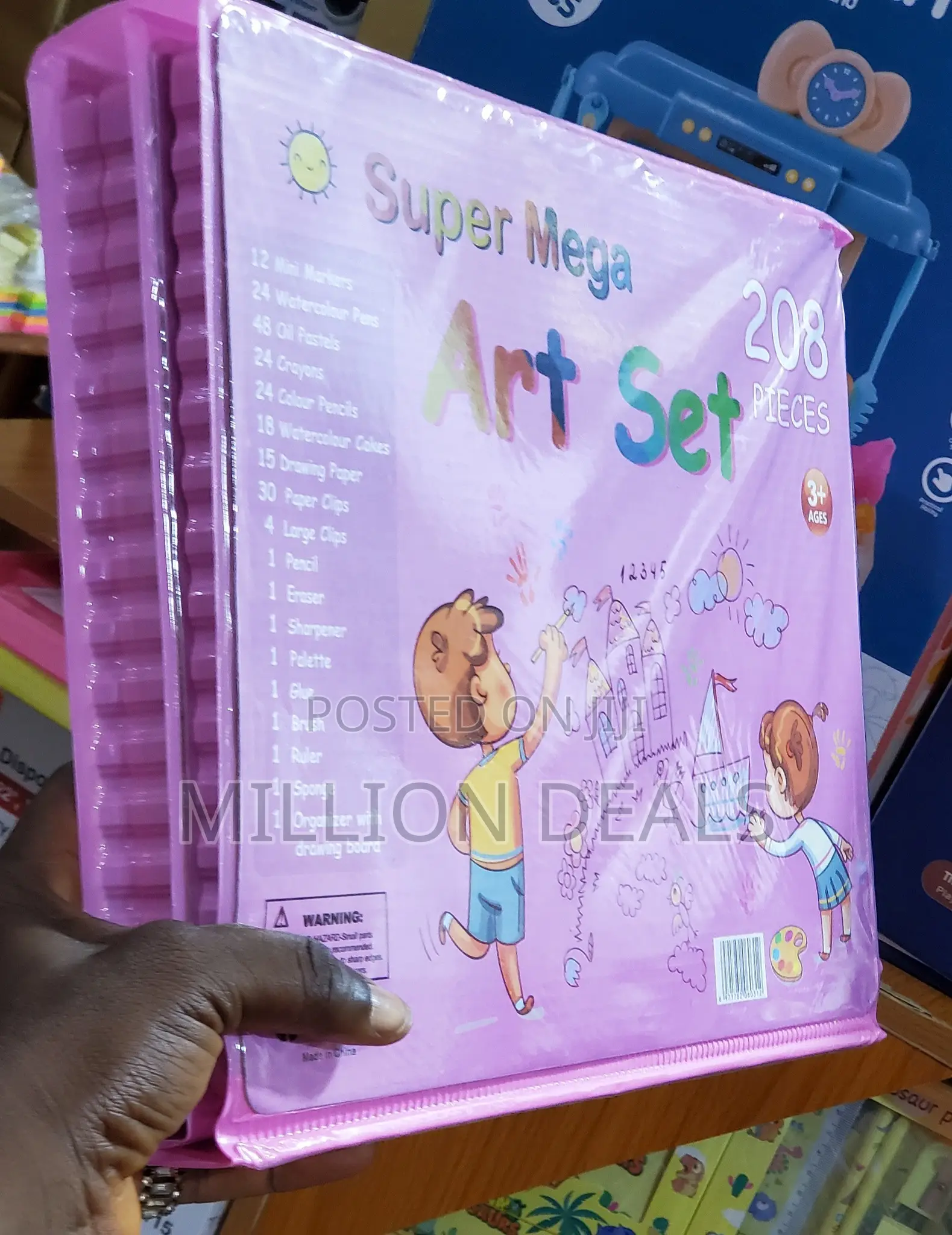208 PCS Art Kits With Oil Coloring Art Supplies for Kids