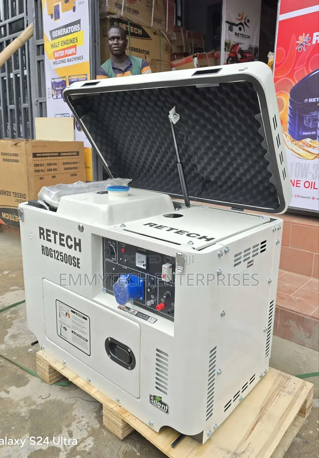 Diesel Soundproof Gen Retech 10.5kva 100%Copper Coil