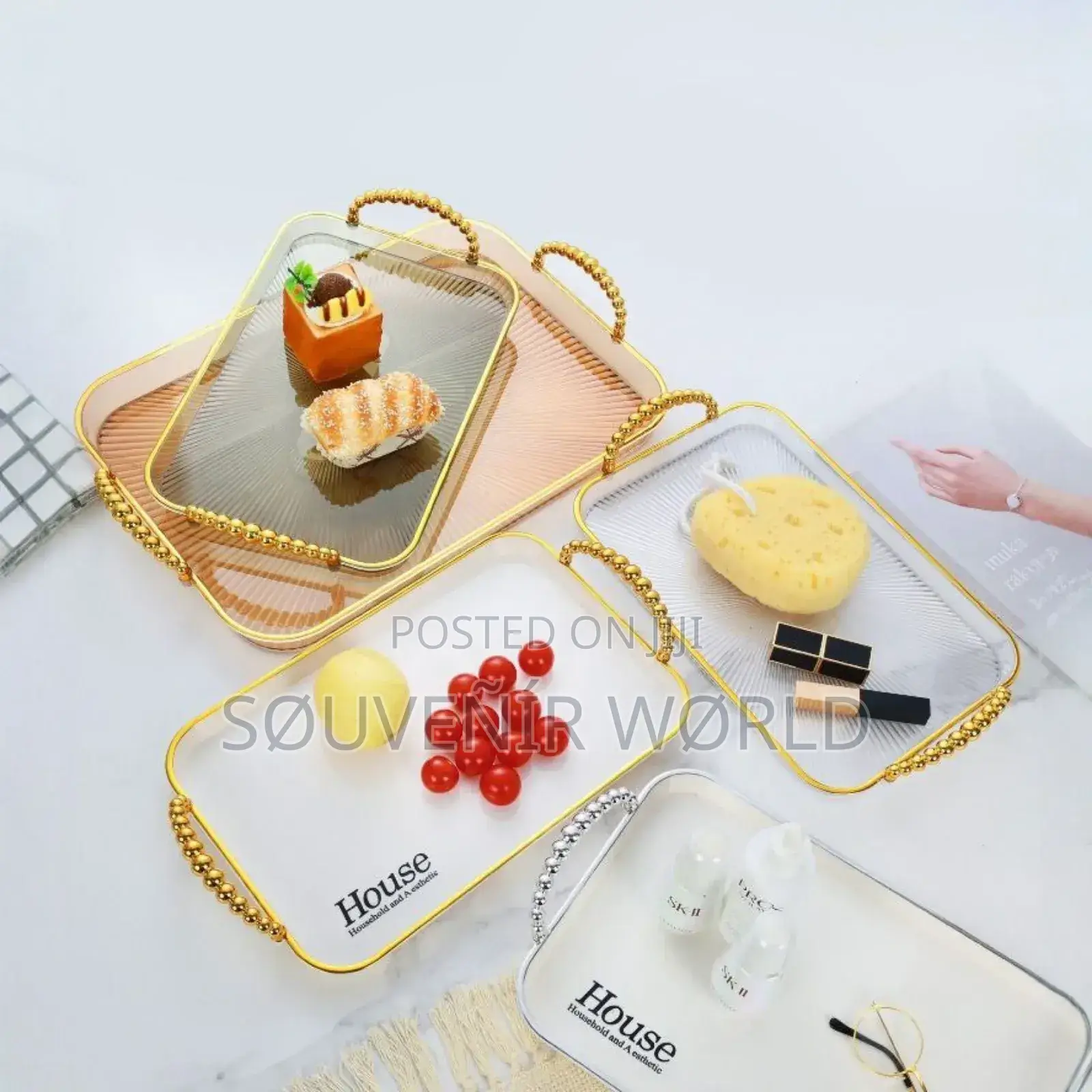 3 in 1 Acrylic Tray Set