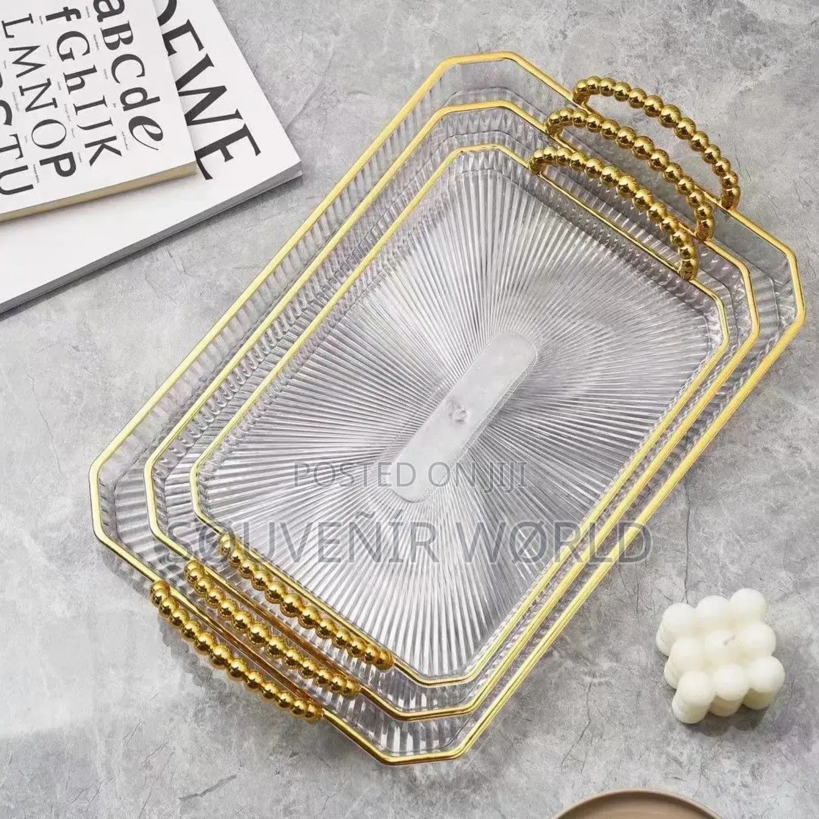 3 in 1 Acrylic Tray Set