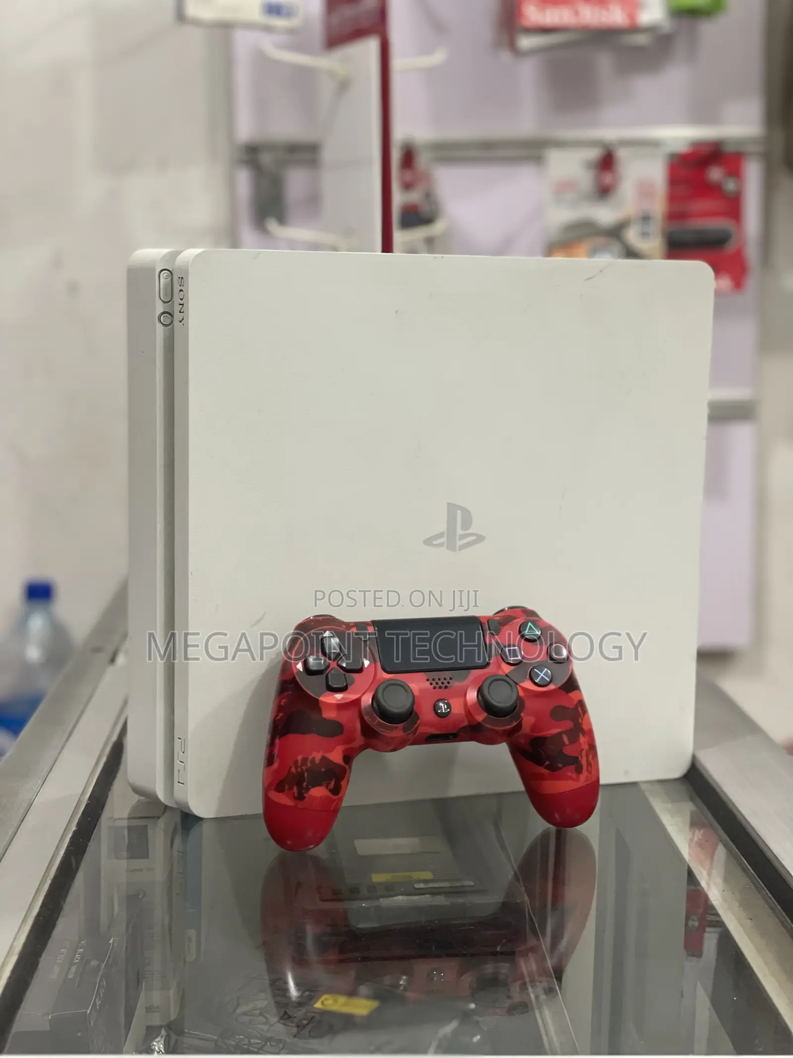 Playstation 4 Slim With 10 Games and One Pad