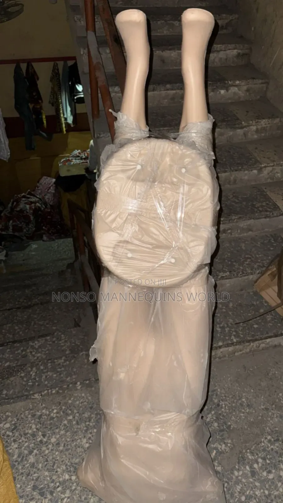 Armless And Head Less Plastic Male Mannequin