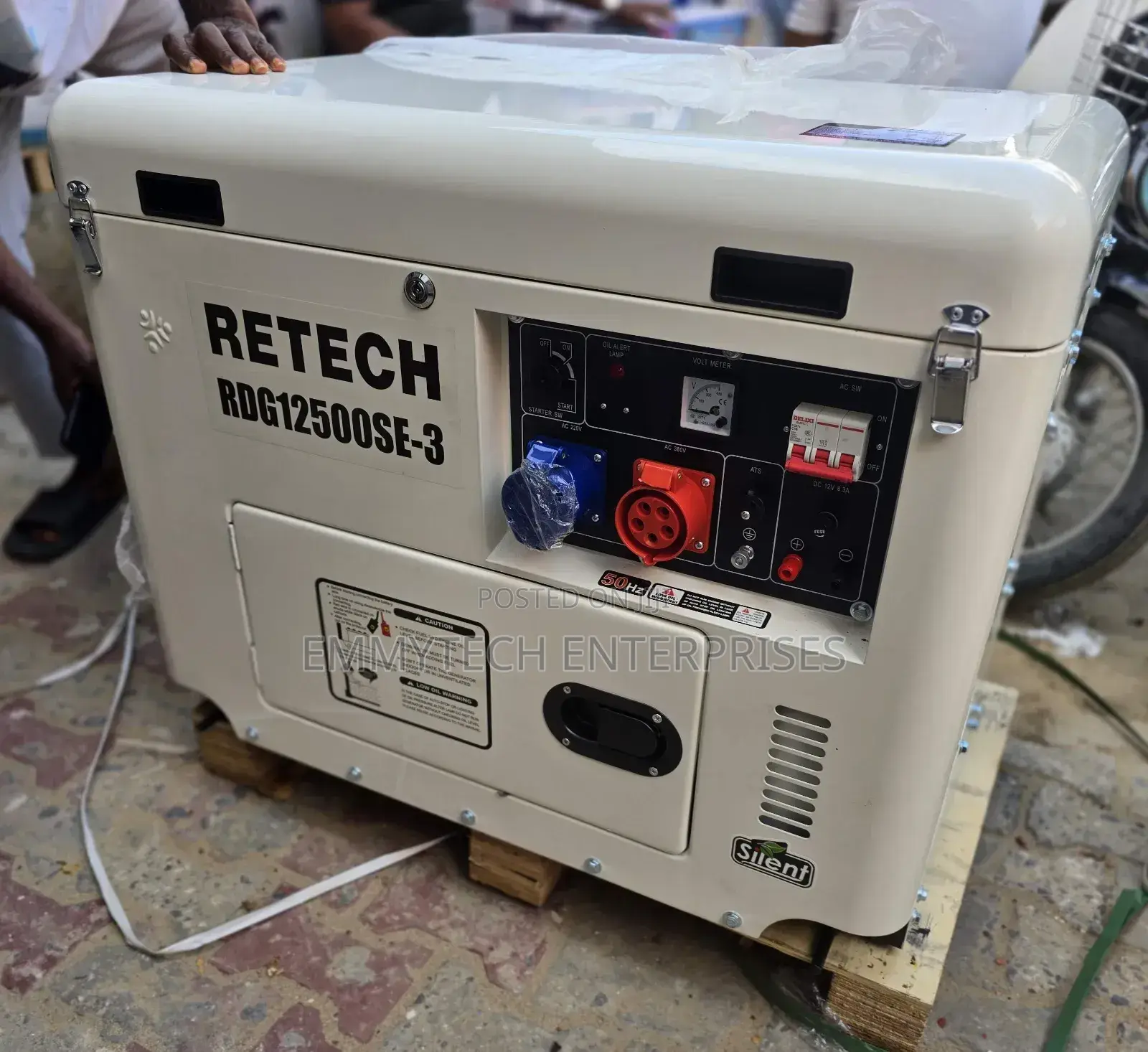 3phase Diesel Soundproof Generator Retech 10.5kva