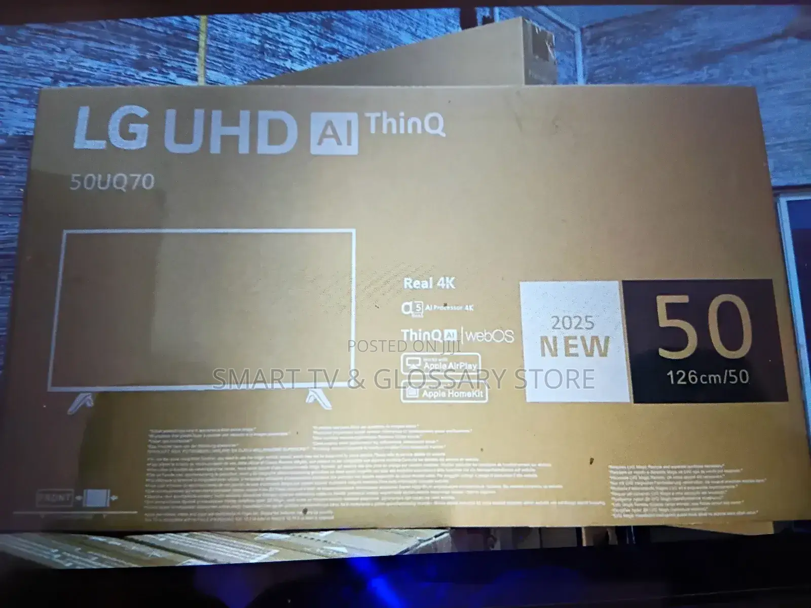 50 Inches With Inbuld Bluetooth Netflix Wifi Facebook