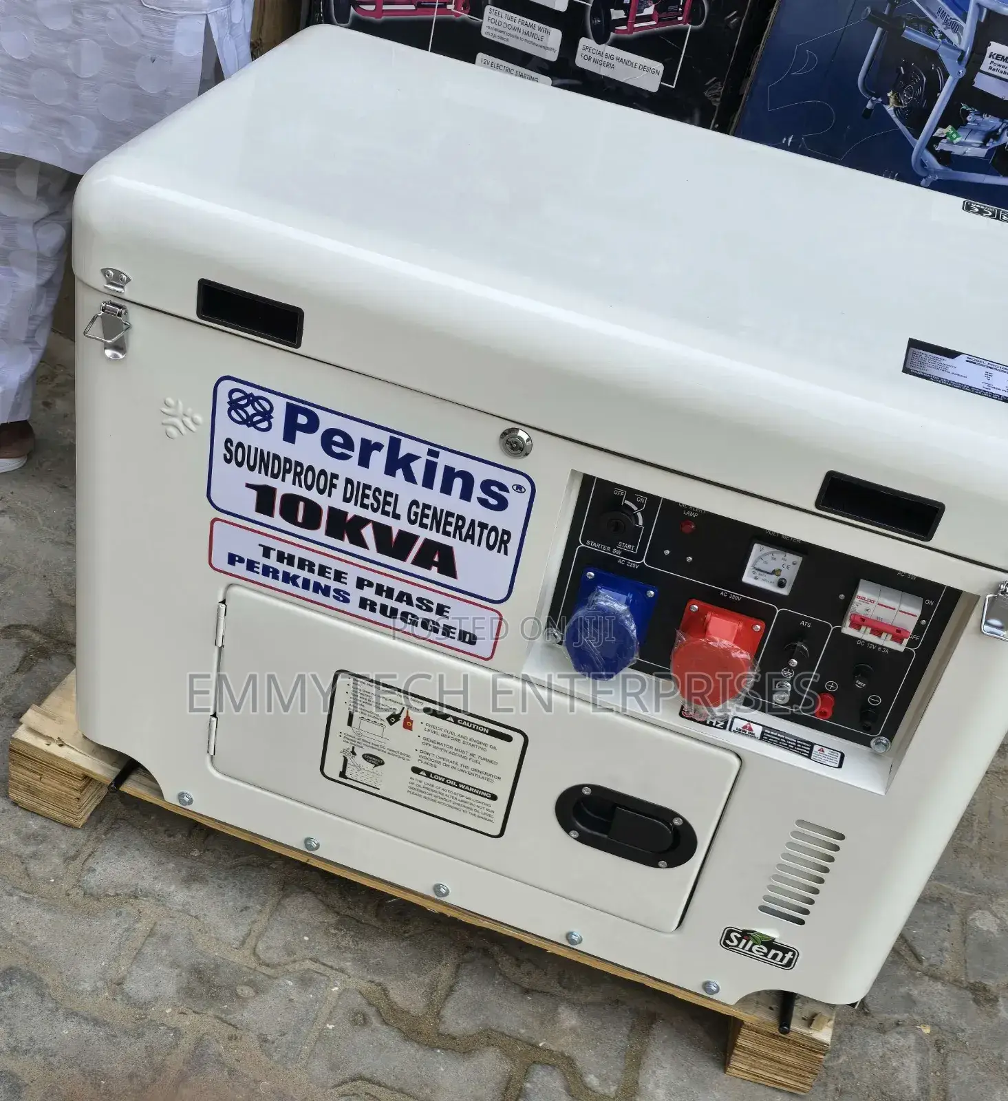 Diesel 3phase Diesel Soundproof Gen Perkins 10kva
