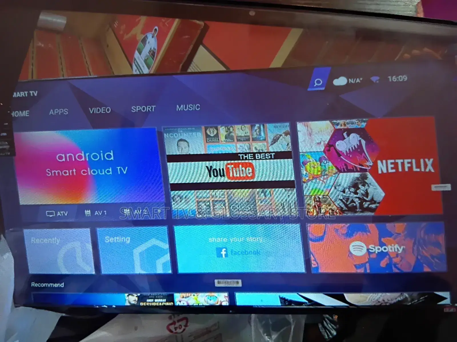 50 Inches With Inbuld Bluetooth Netflix