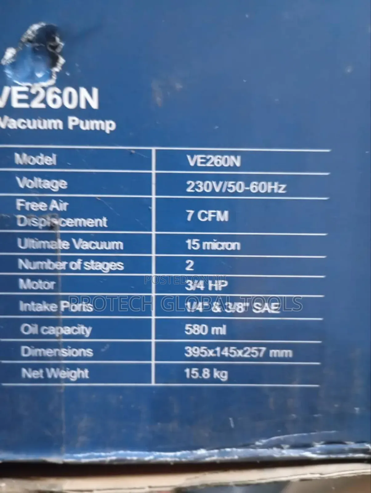 3/4 Hp Value Vacuum Pump