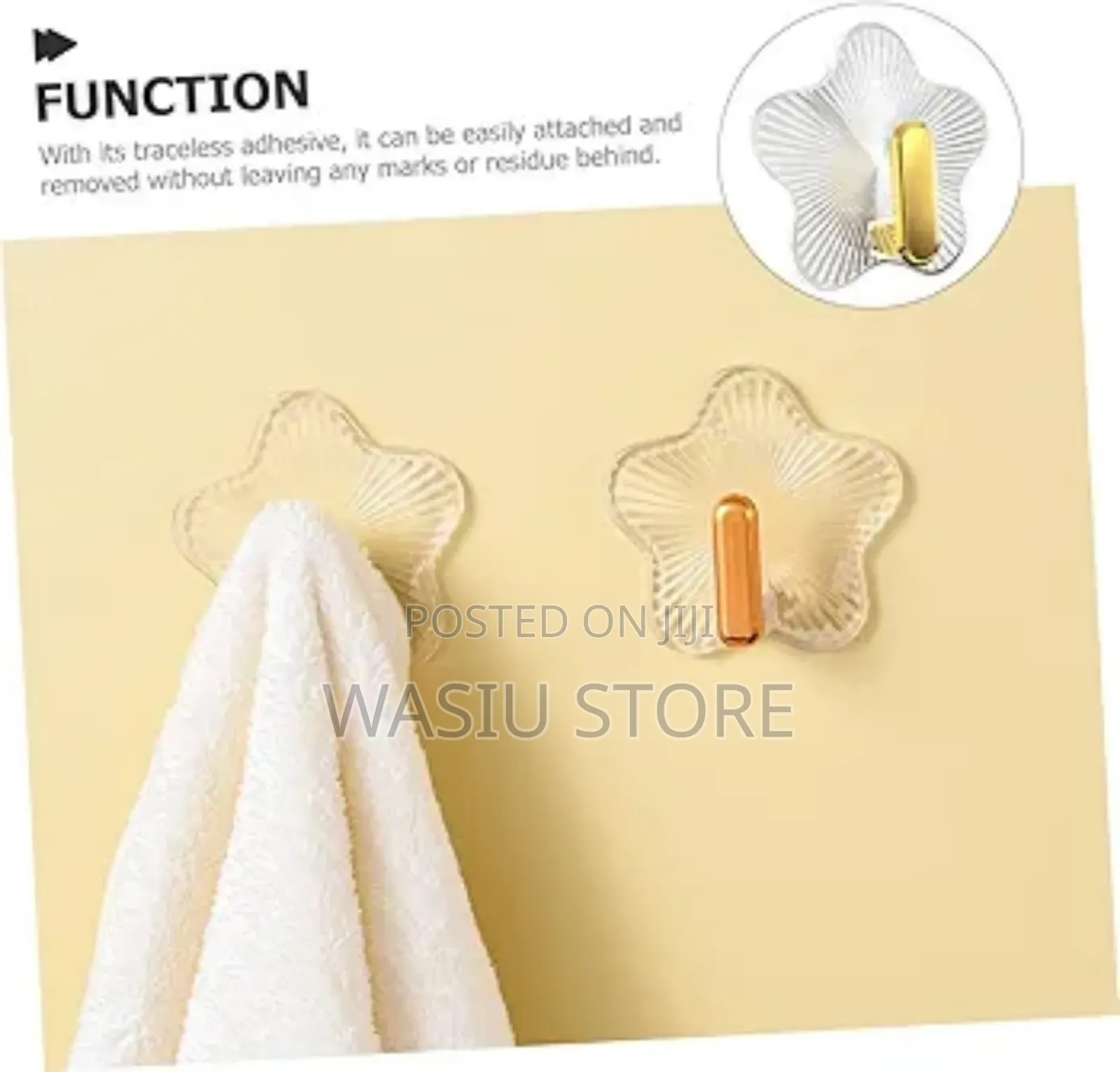 Alipis Star Shaped Self Adhesive Wall Hooks 12 Pack