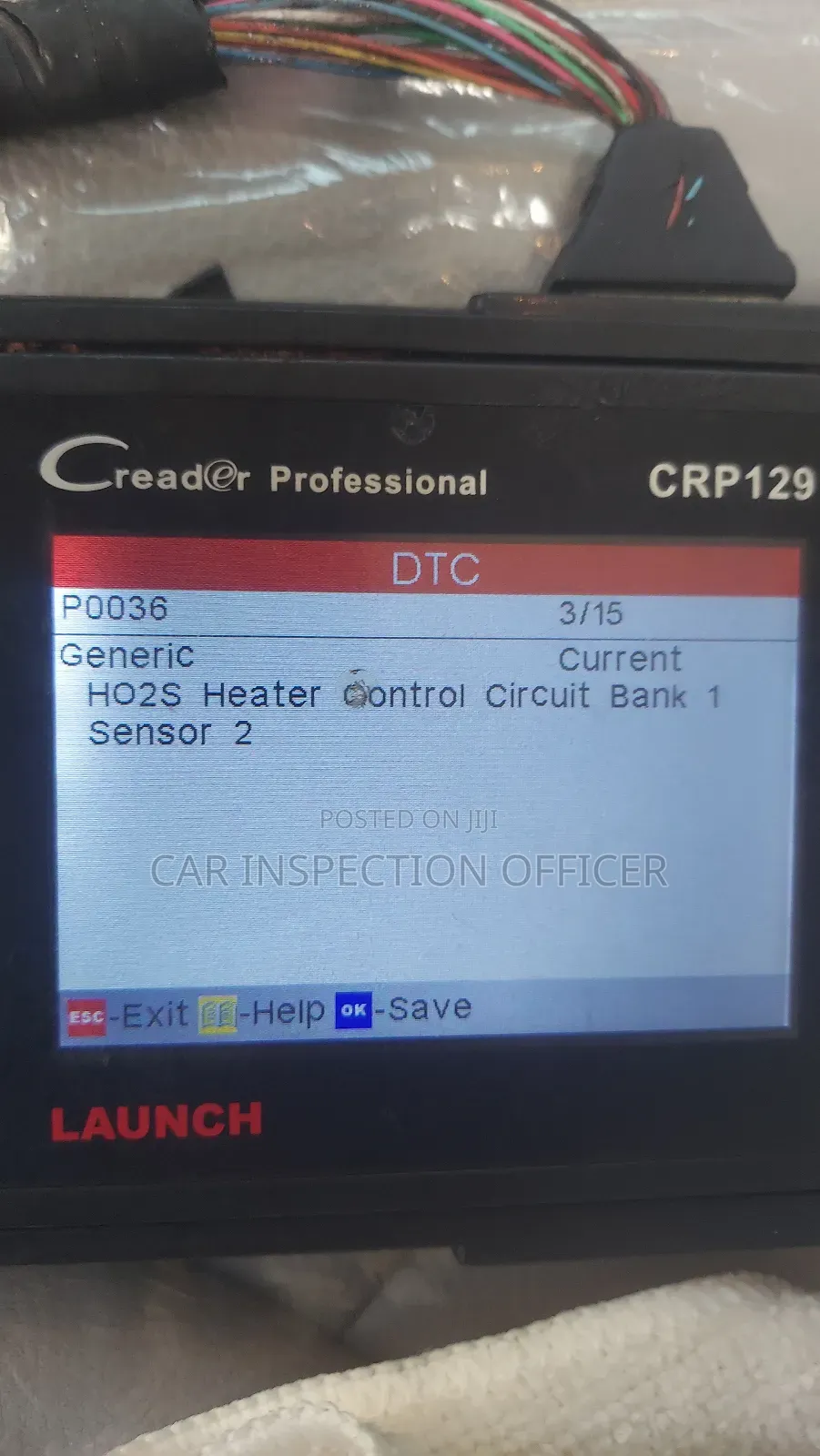 Professional Car Inspection Mechanic With Diagnostic Machine