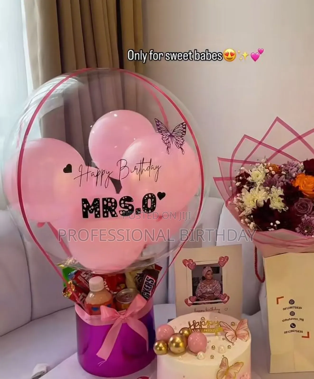 Lagos Money Box With Gift Box and Ballon