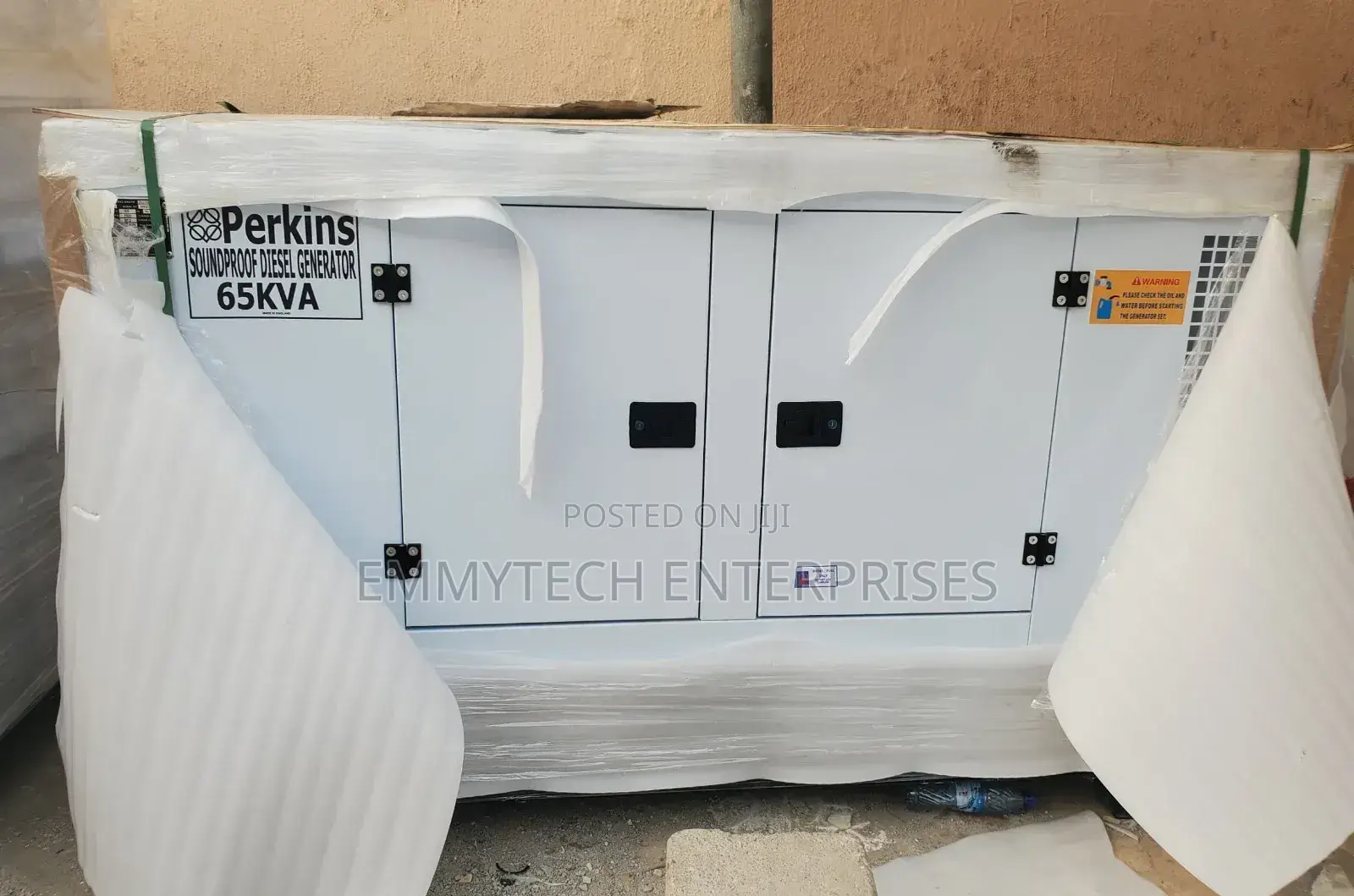 Sp-65kva Perkins Diesel Soundproof Generator 2years Wty