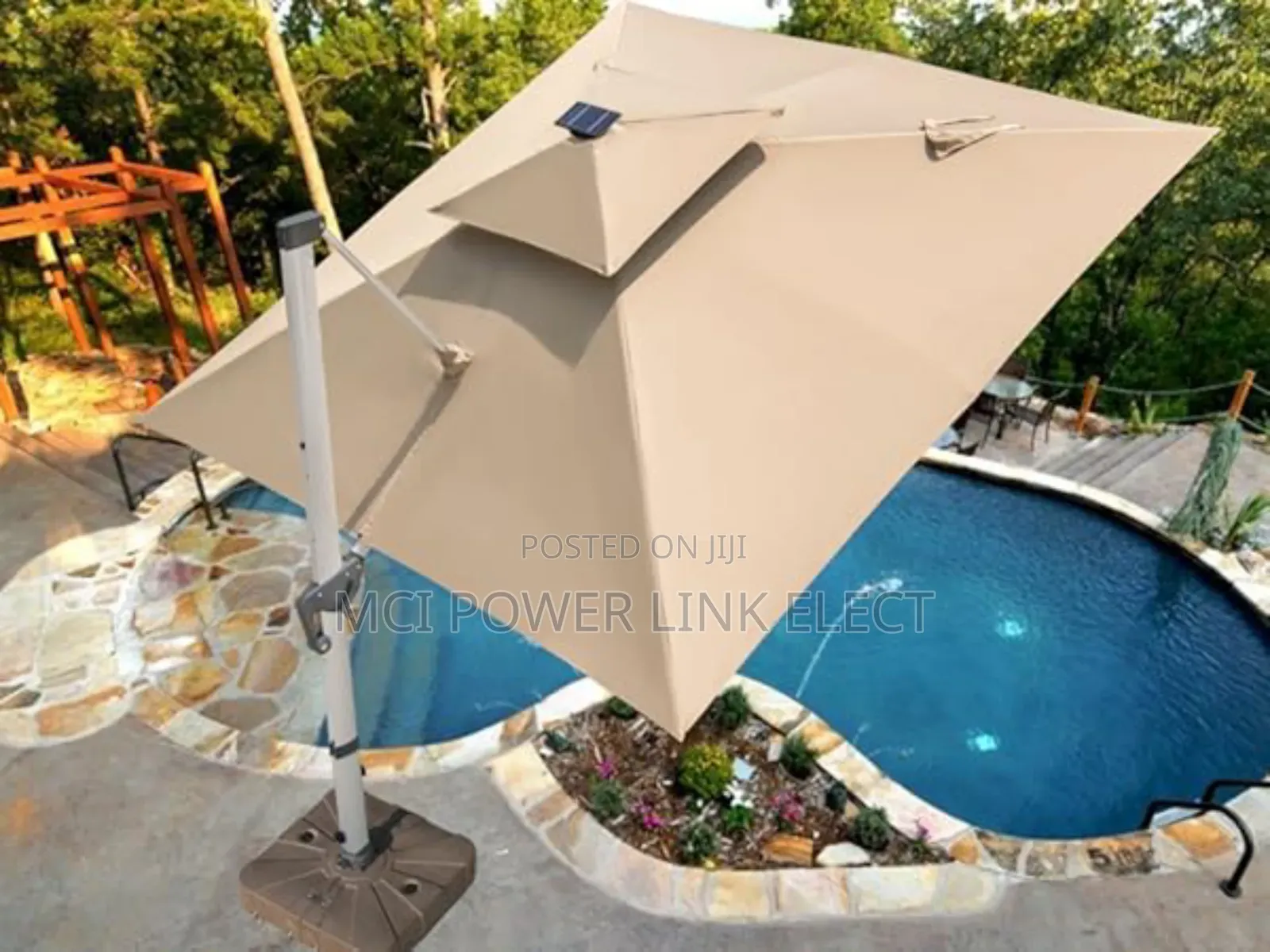 Patio Umbrella / Outdoor Umbrella With Led Lights