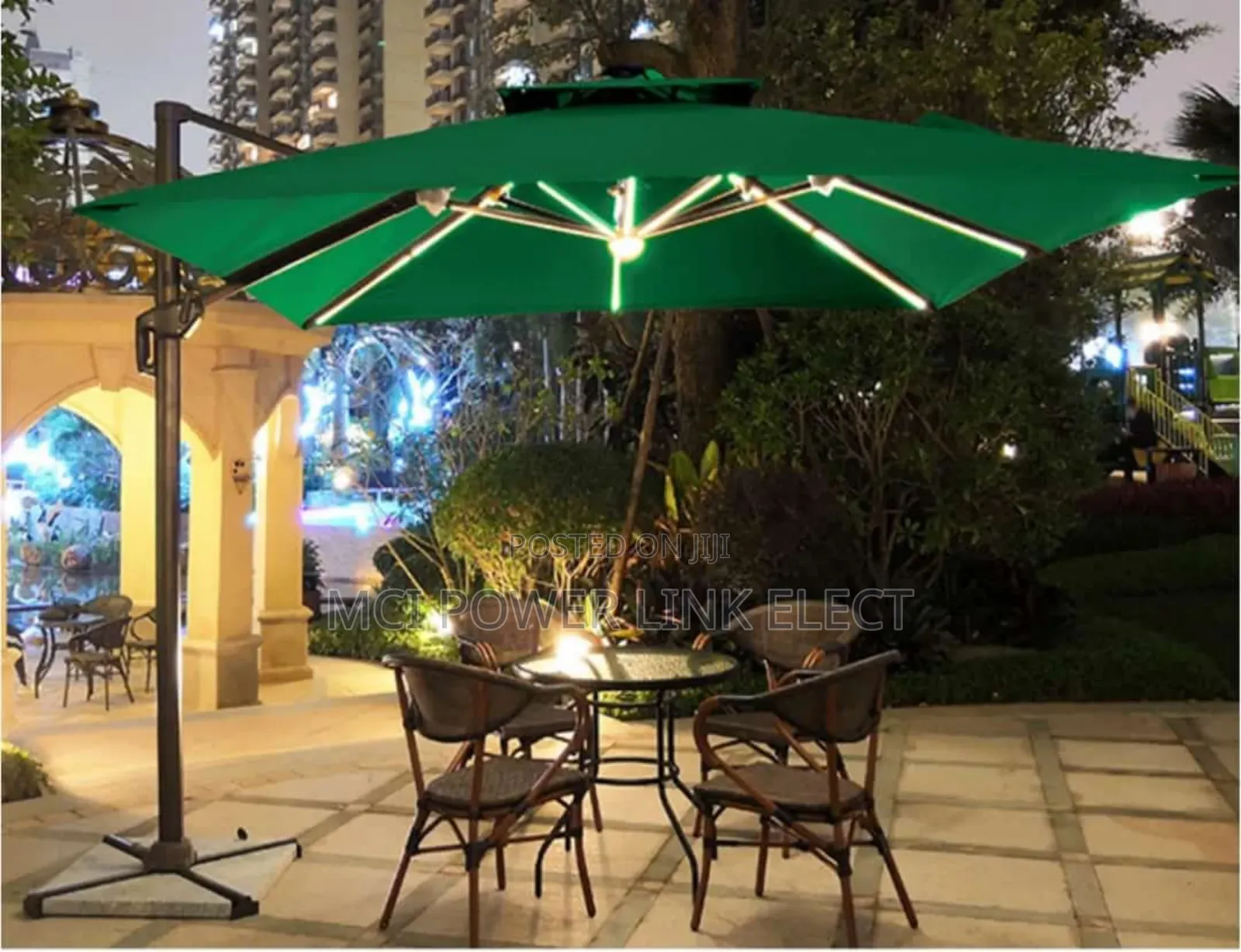Patio Umbrella / Outdoor Umbrella With Led Lights