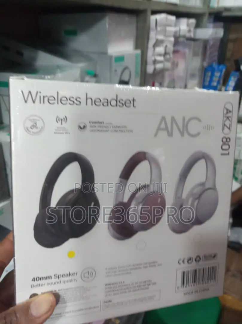Noise Cancelation Bluetooth Headset Akz 801