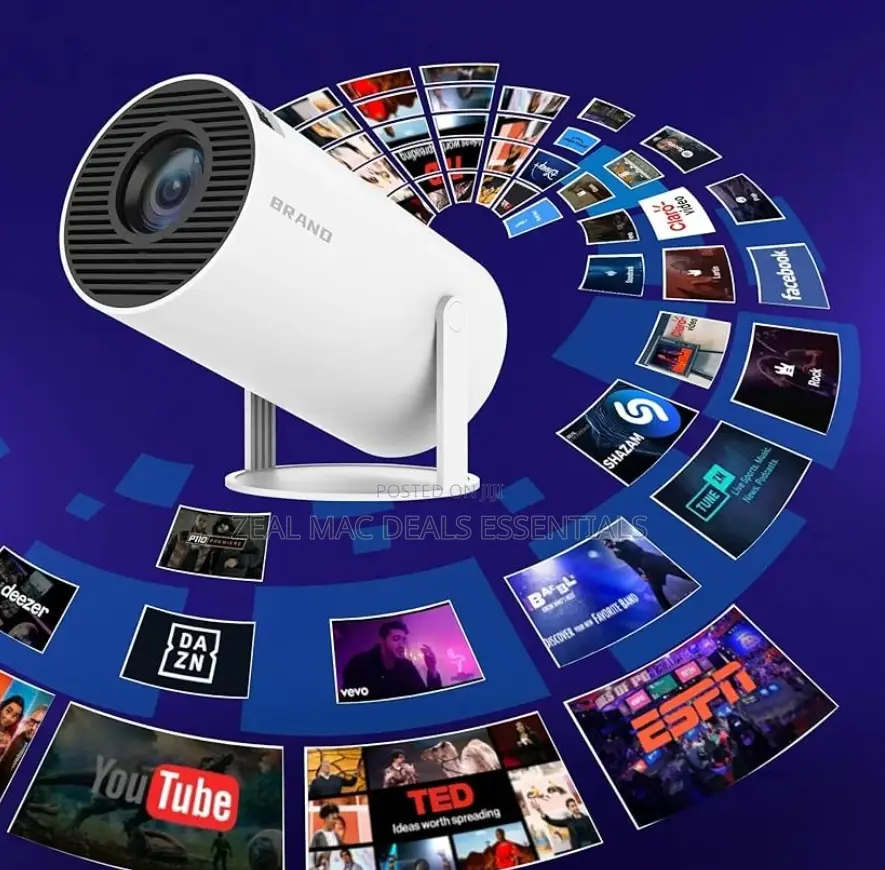5g Wifi Smartphone Led Projector With Remote