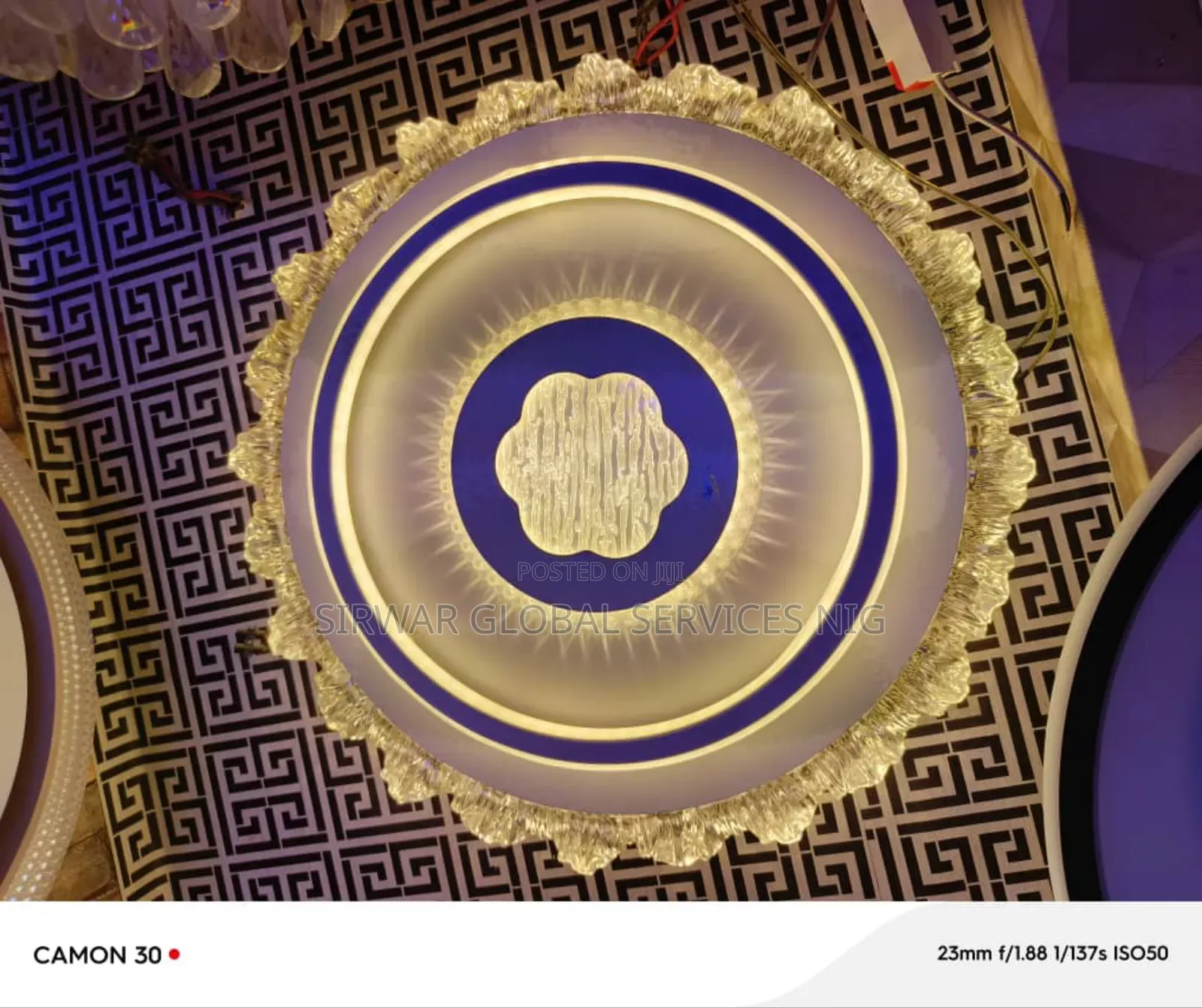 Flush Chandelier by 500mm