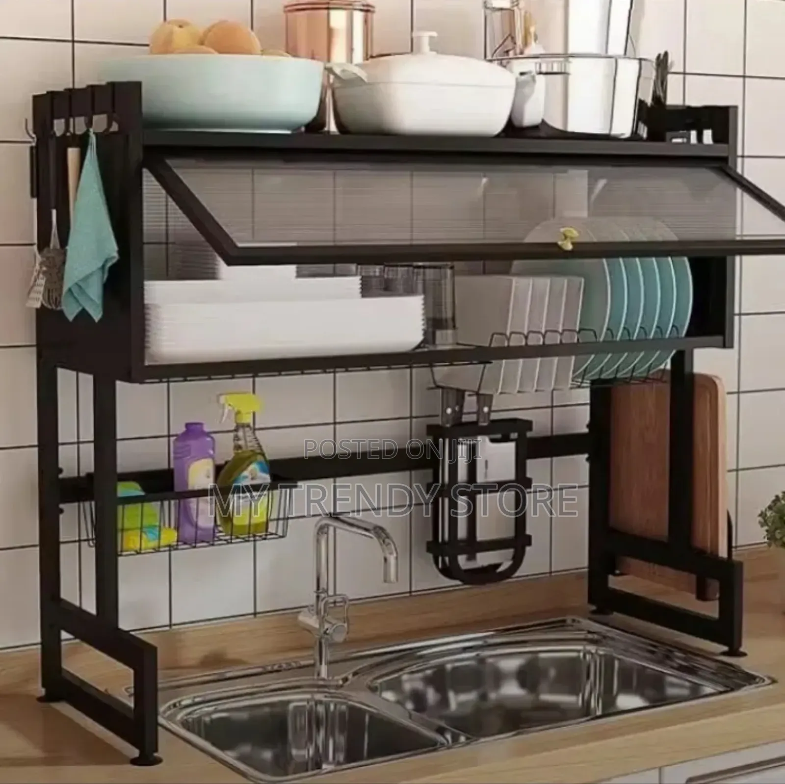 85cm Over the Sink Plate Rack