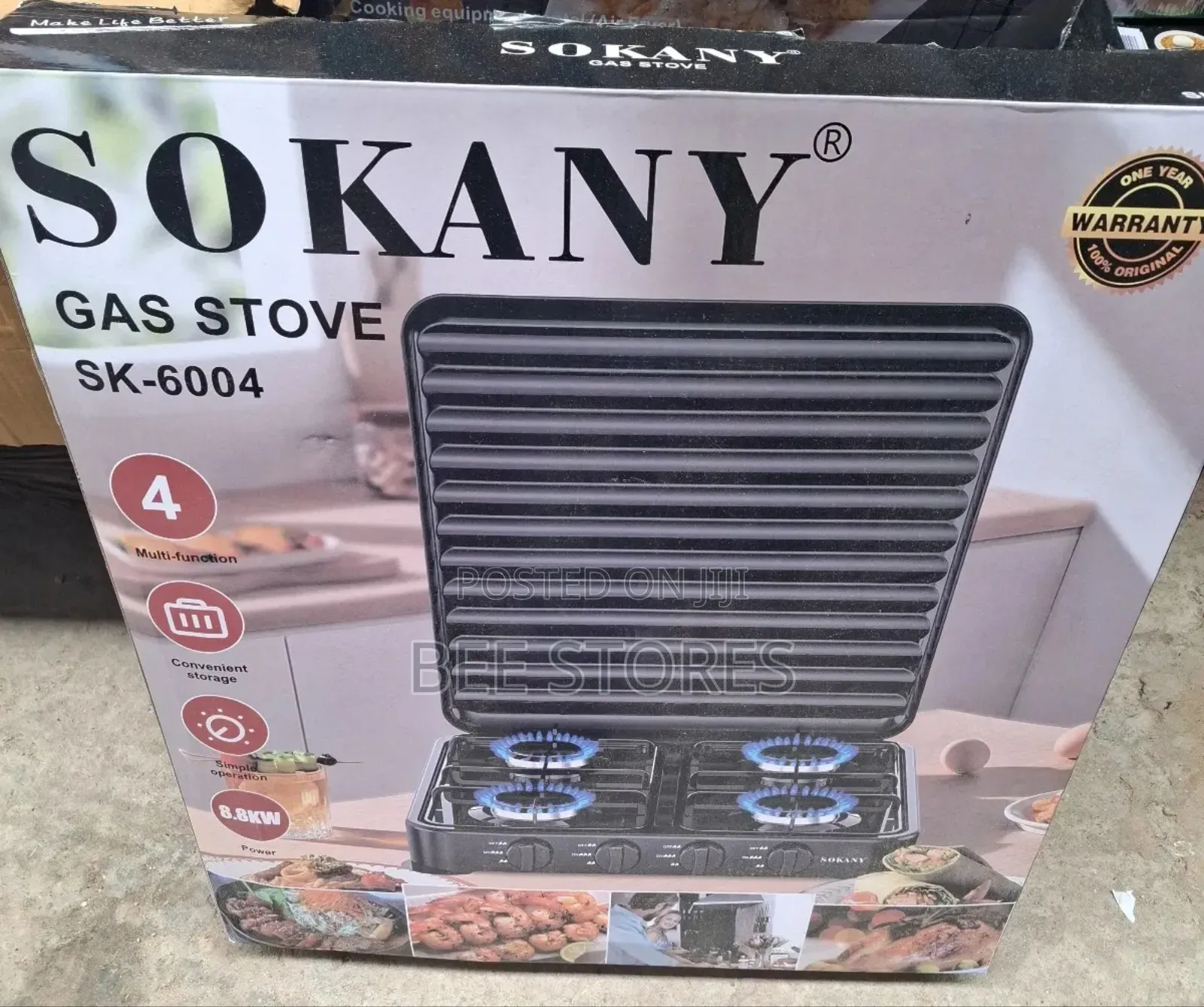 4in1 Sokany Gas Stove Cooker 4 Burner