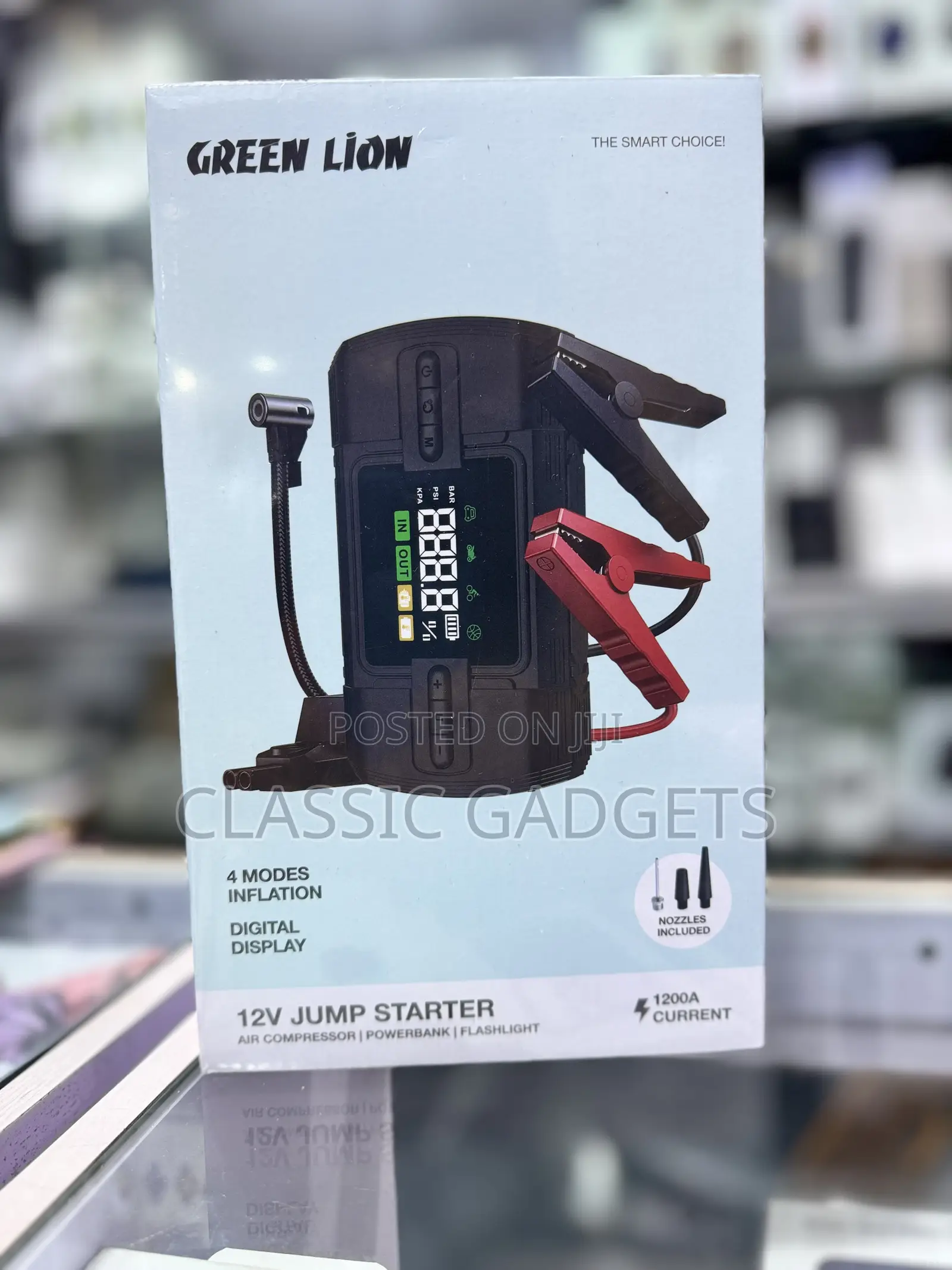 Green Lion 12v Jump Starter 12000 Mah