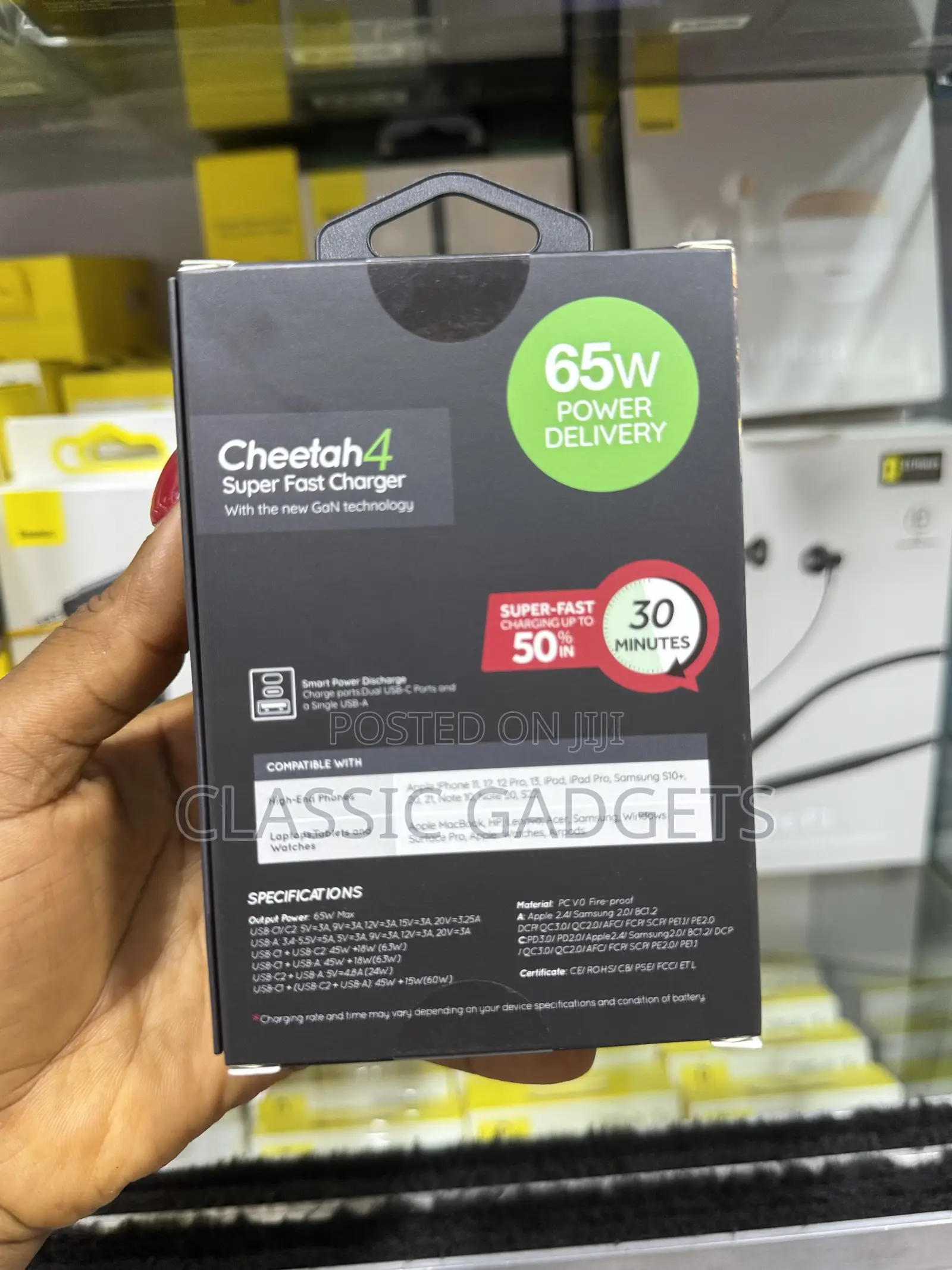 Digifon Cheetah 4 65w Super-Fast Gan Charger