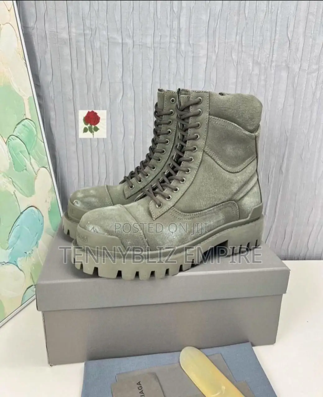 The 2025 Balenciaga Combat Strike Luxury Boots