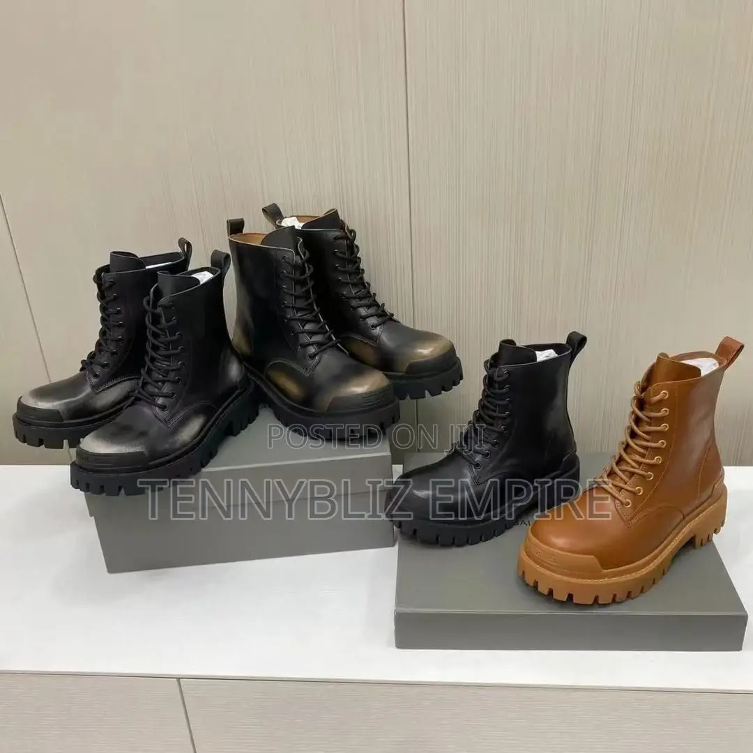 The 2025 Balenciaga Combat Strike Luxury Boots