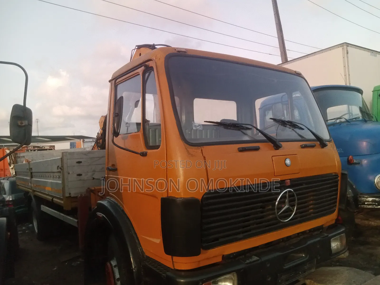 Hiab Mercedes Truck