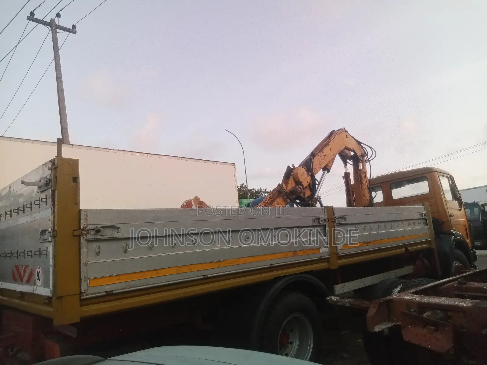Hiab Mercedes Truck