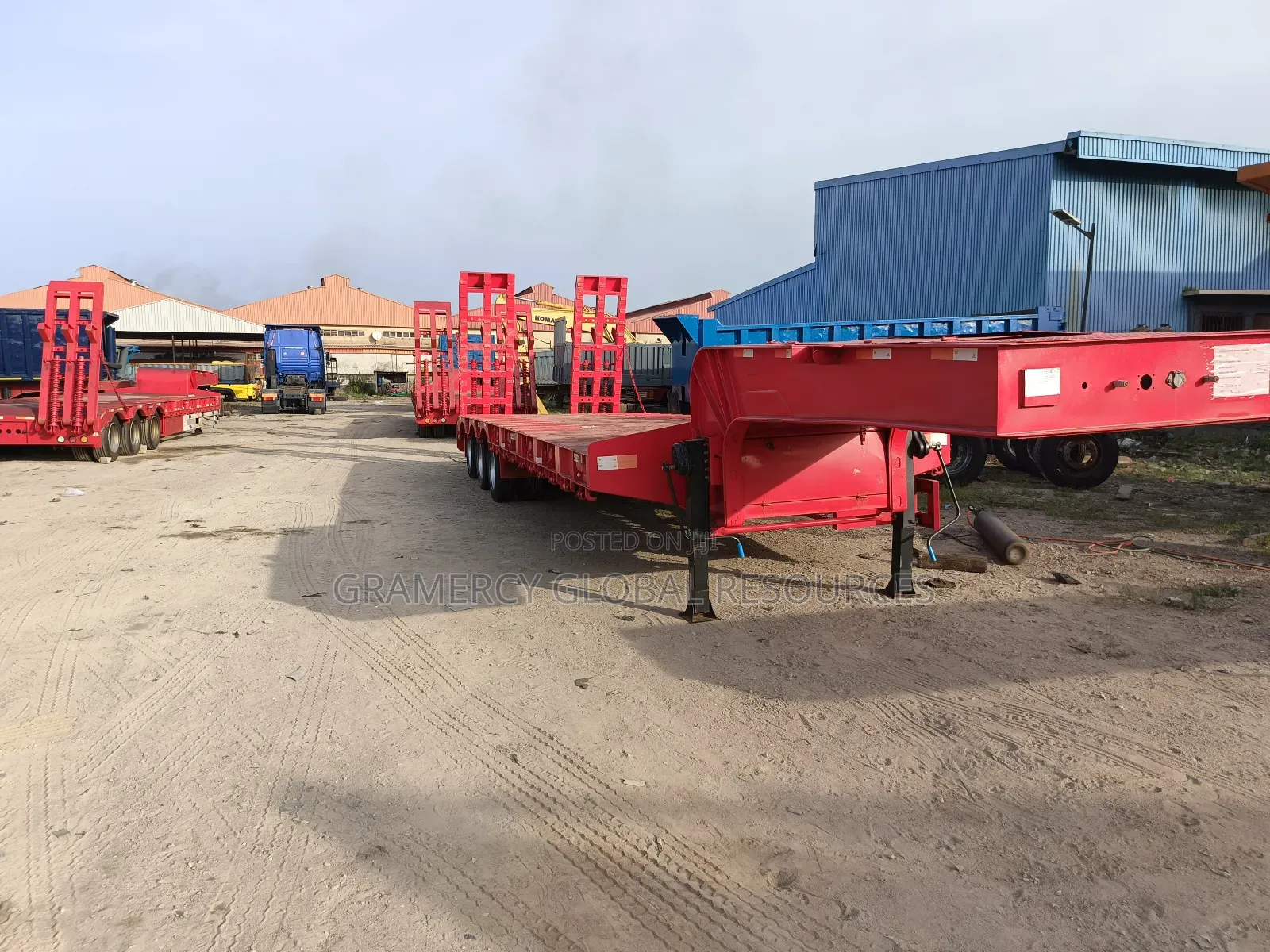 Brand New 80tons Low Bed Semi Trailer