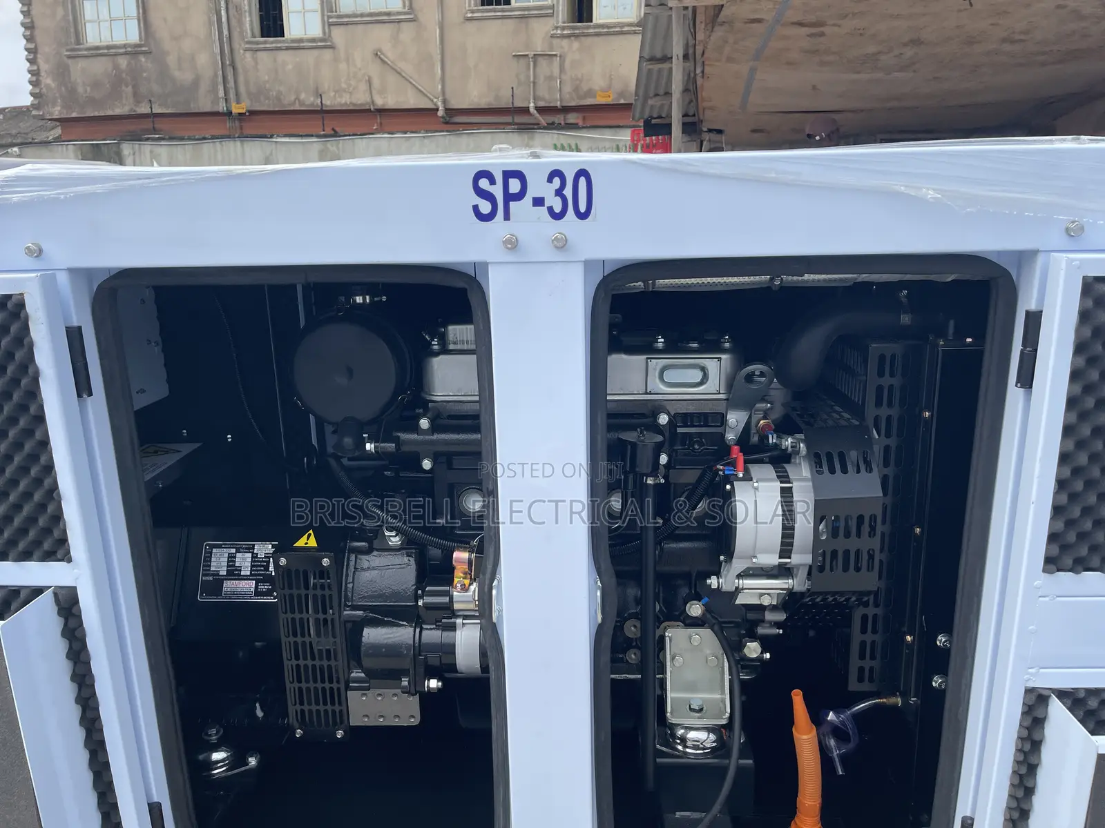 Original England Perkins Soundproof Diesel Generator 30kva